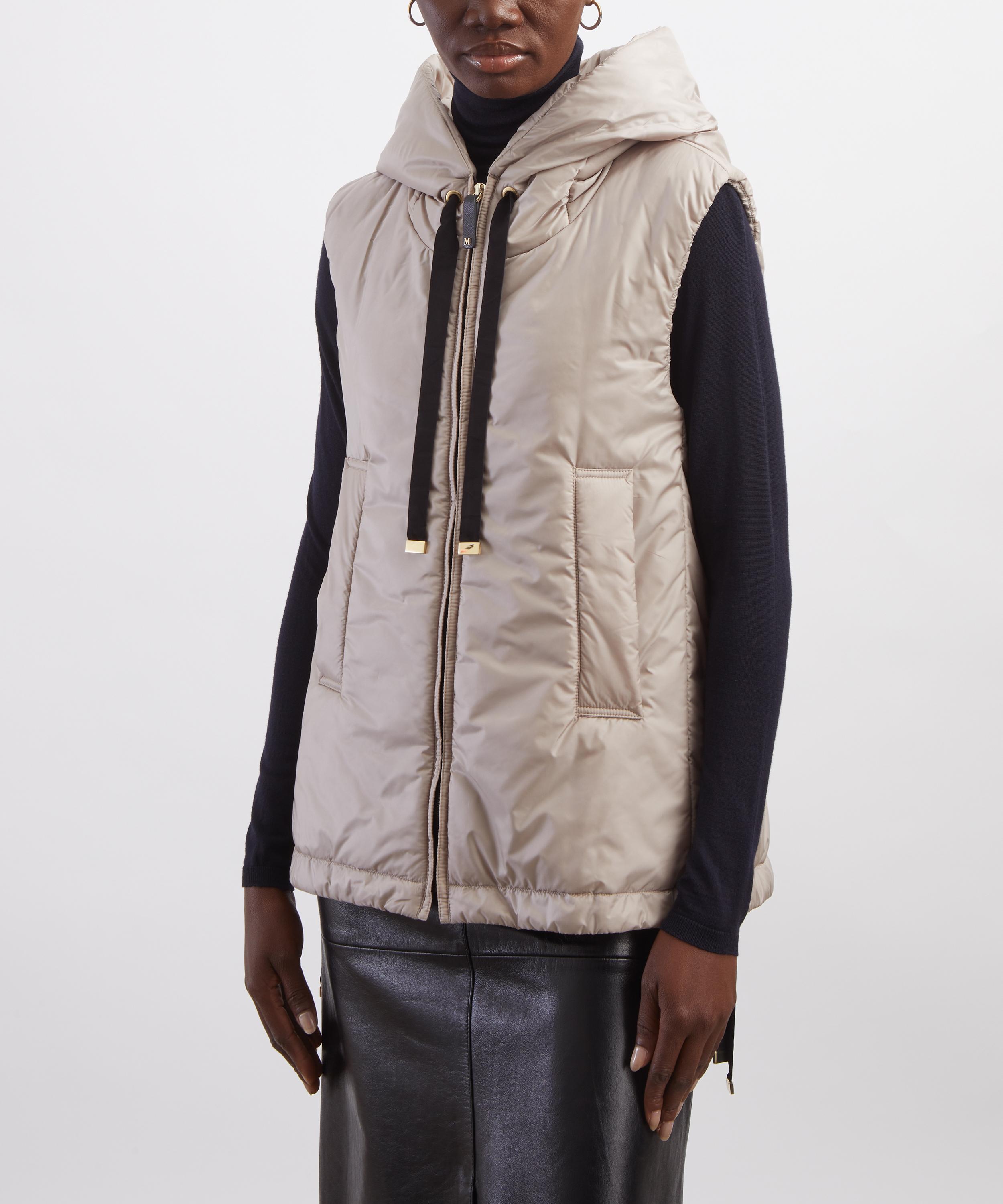Max Mara - Beige Greengo Water-Repellent Hooded Gilet image number 2