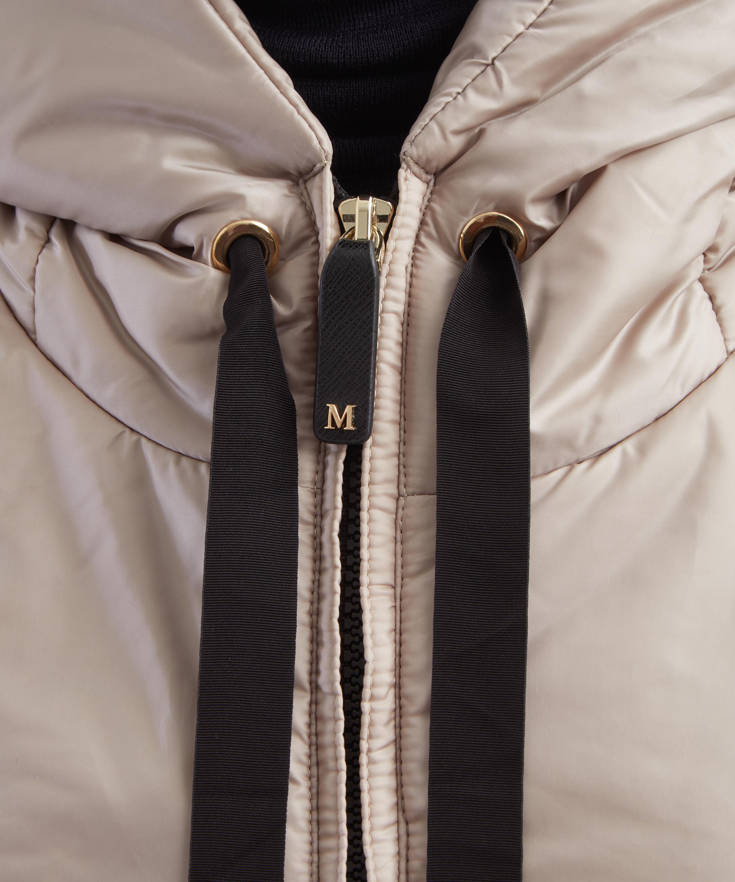 Max Mara - Beige Greengo Water-Repellent Hooded Gilet image number 4