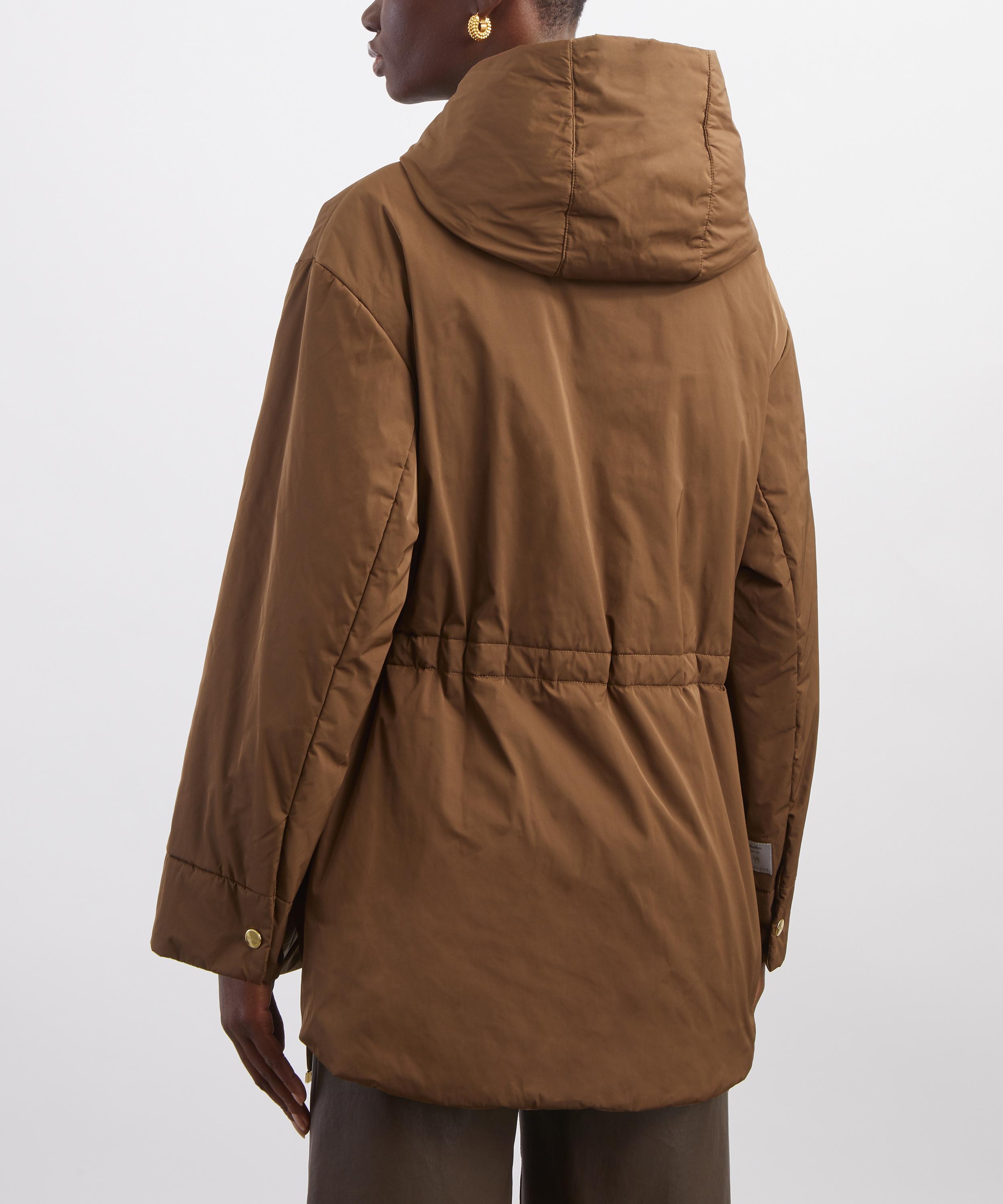 Max Mara - Honey Charme Reversible Padded Water-Repellent Canvas Parka image number 3