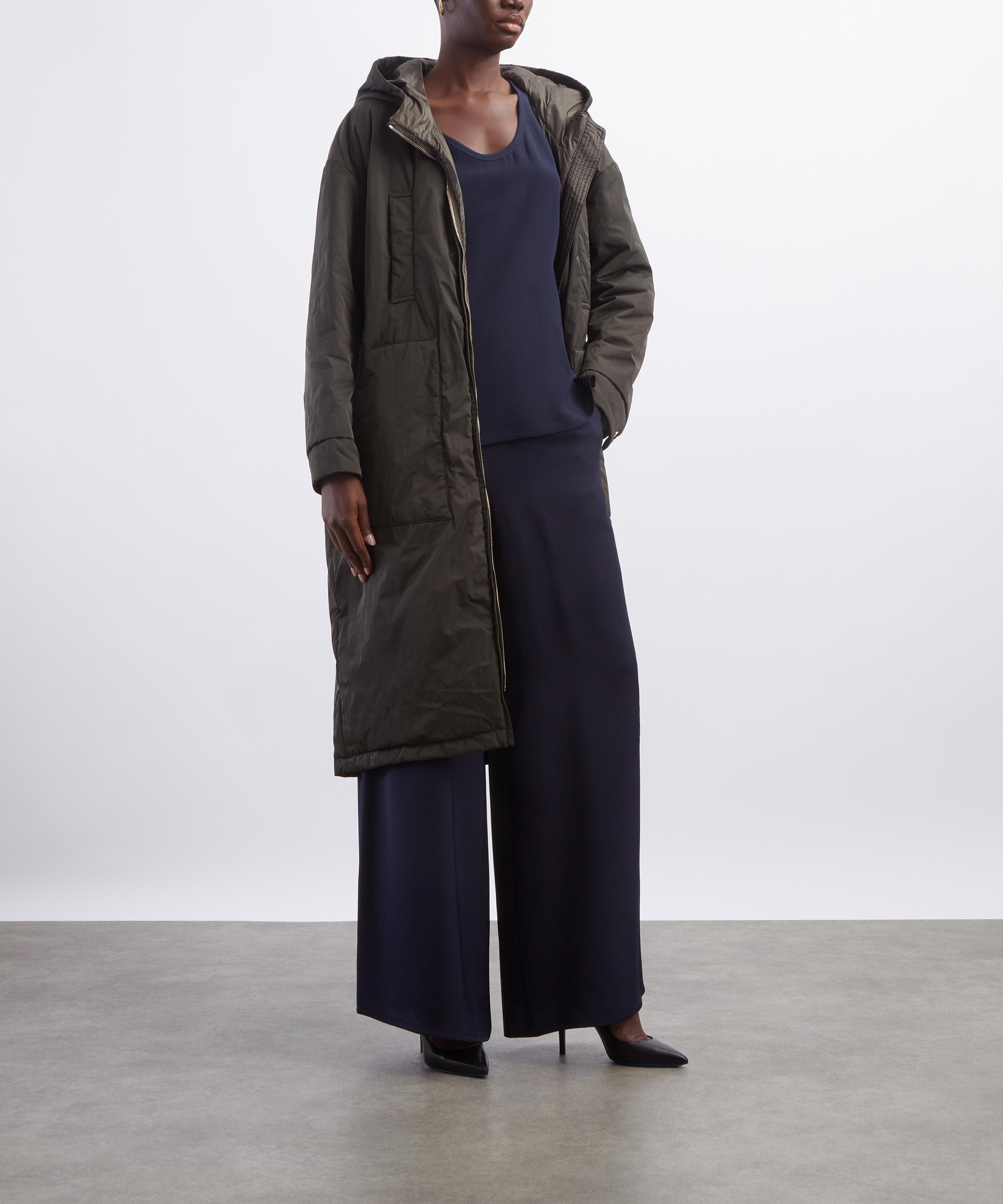 Max Mara - Bosco Long Reversible Padded Radzmir Water-Repellent Canvas Parka image number 1