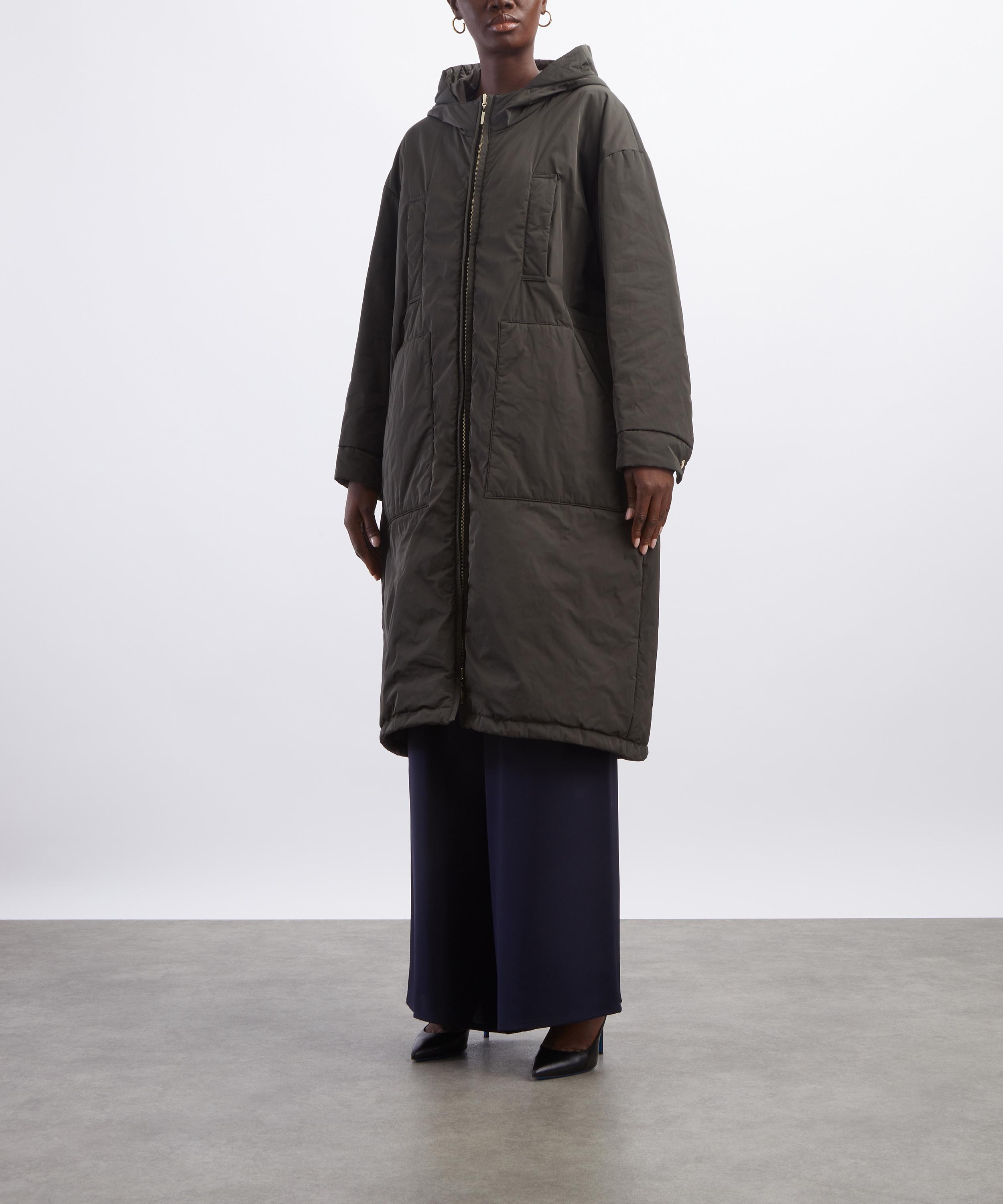 Max Mara - Bosco Long Reversible Padded Radzmir Water-Repellent Canvas Parka image number 2