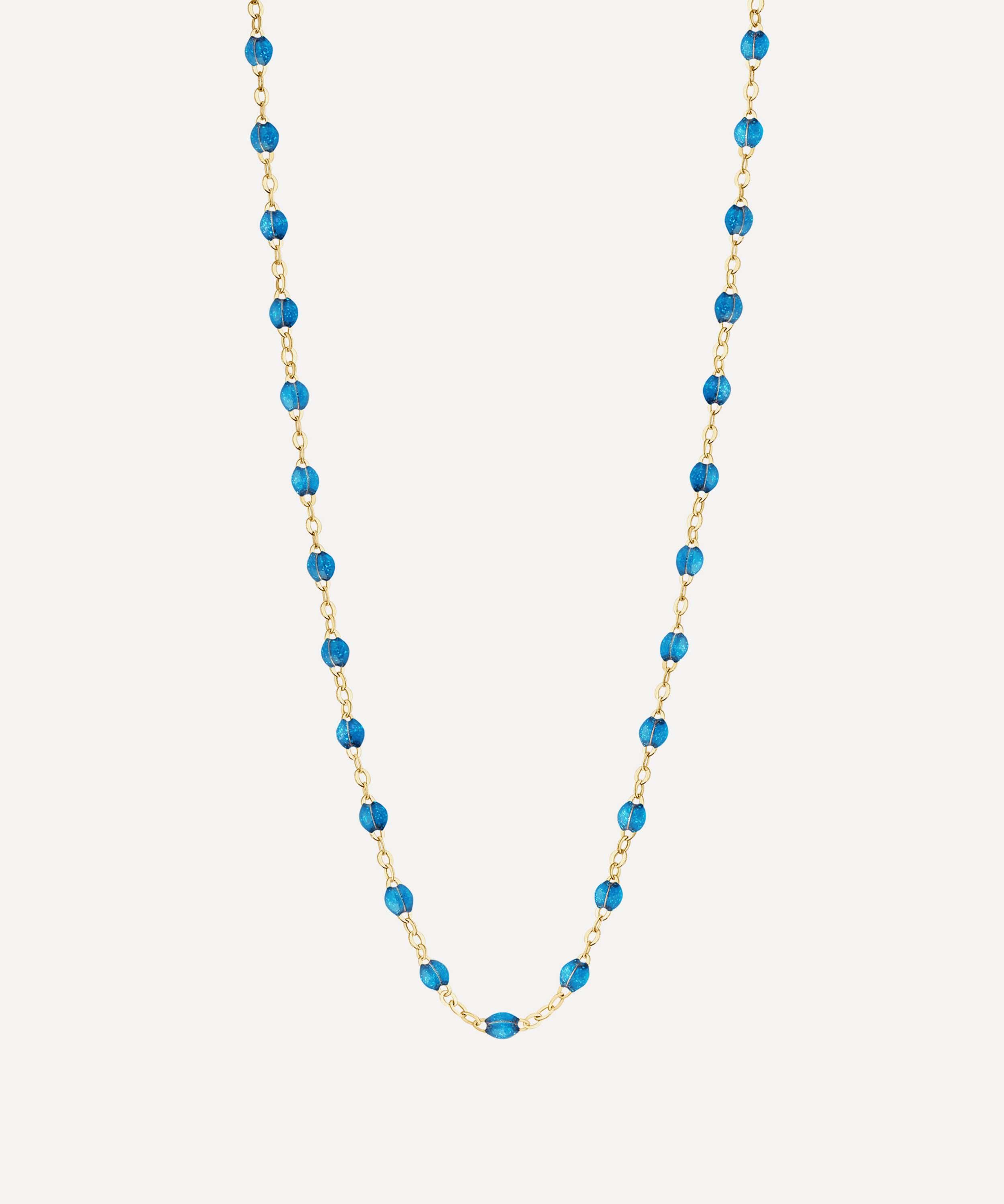 Gigi Clozeau - 18ct Gold Classic Gigi Resin Bead Necklace image number 0