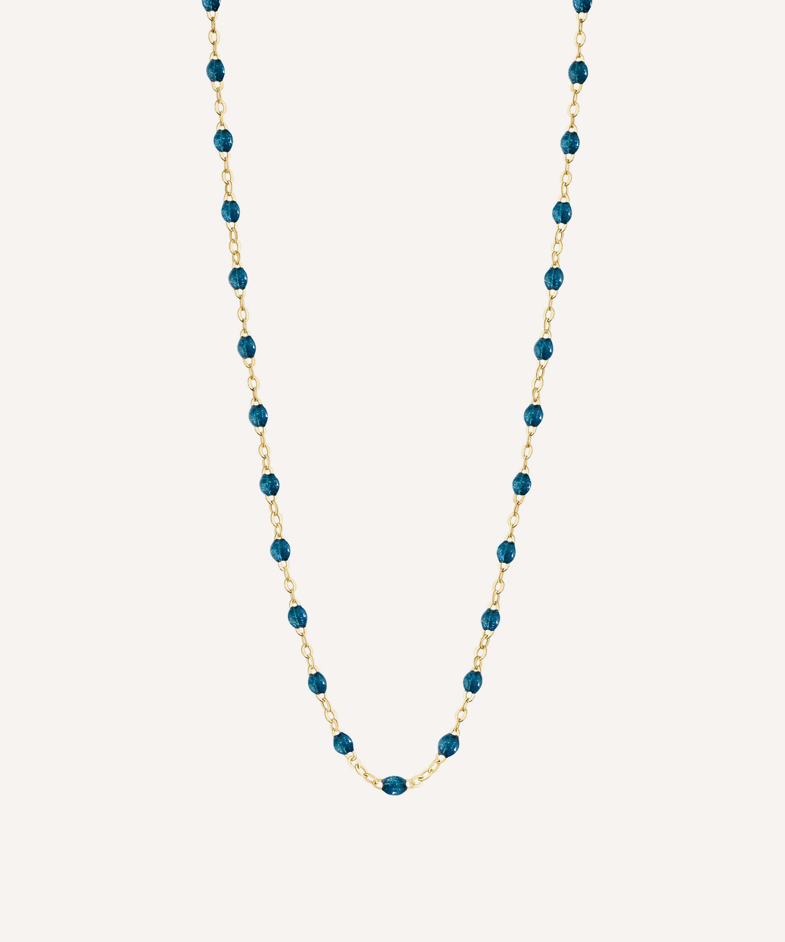 Gigi Clozeau - 18ct Gold Classic Gigi Bead Necklace in Jungle image number 0