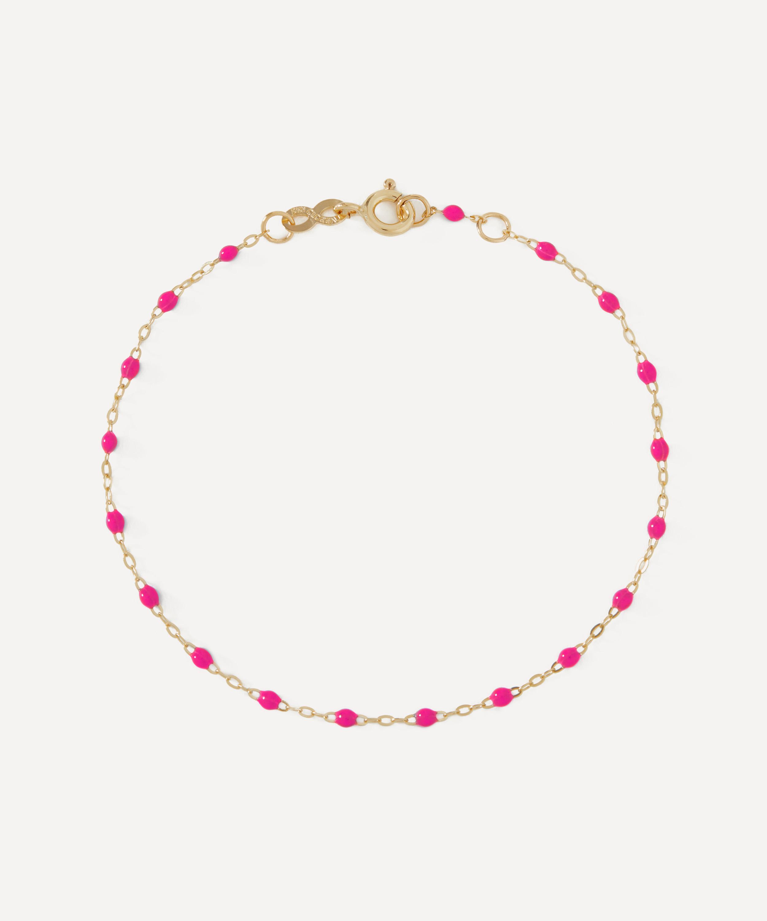 Gigi Clozeau - 18ct Gold Classic Gigi Bead Bracelet in Candy image number 0