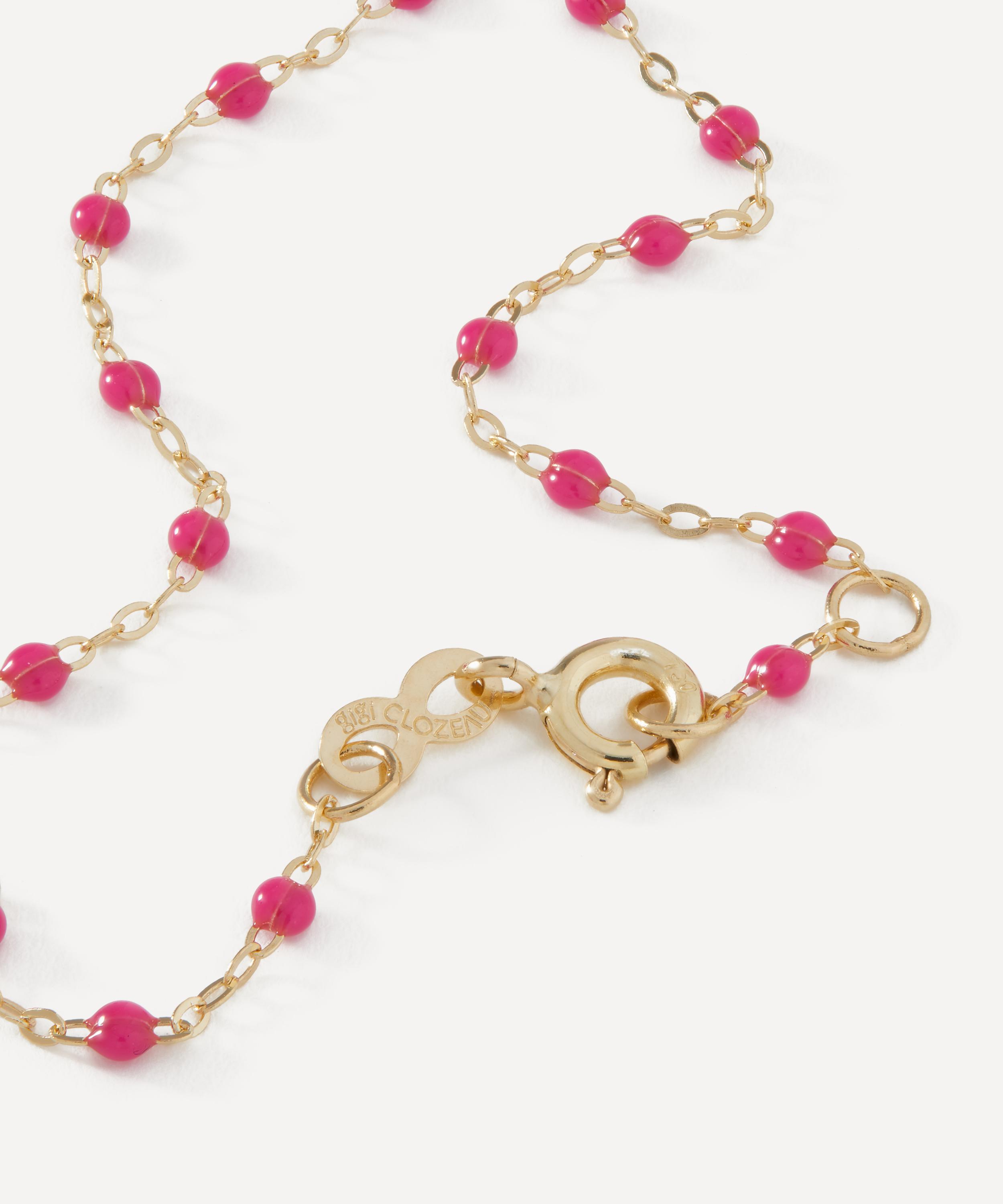 Gigi Clozeau - 18ct Gold Classic Gigi Bead Bracelet in Candy image number 1