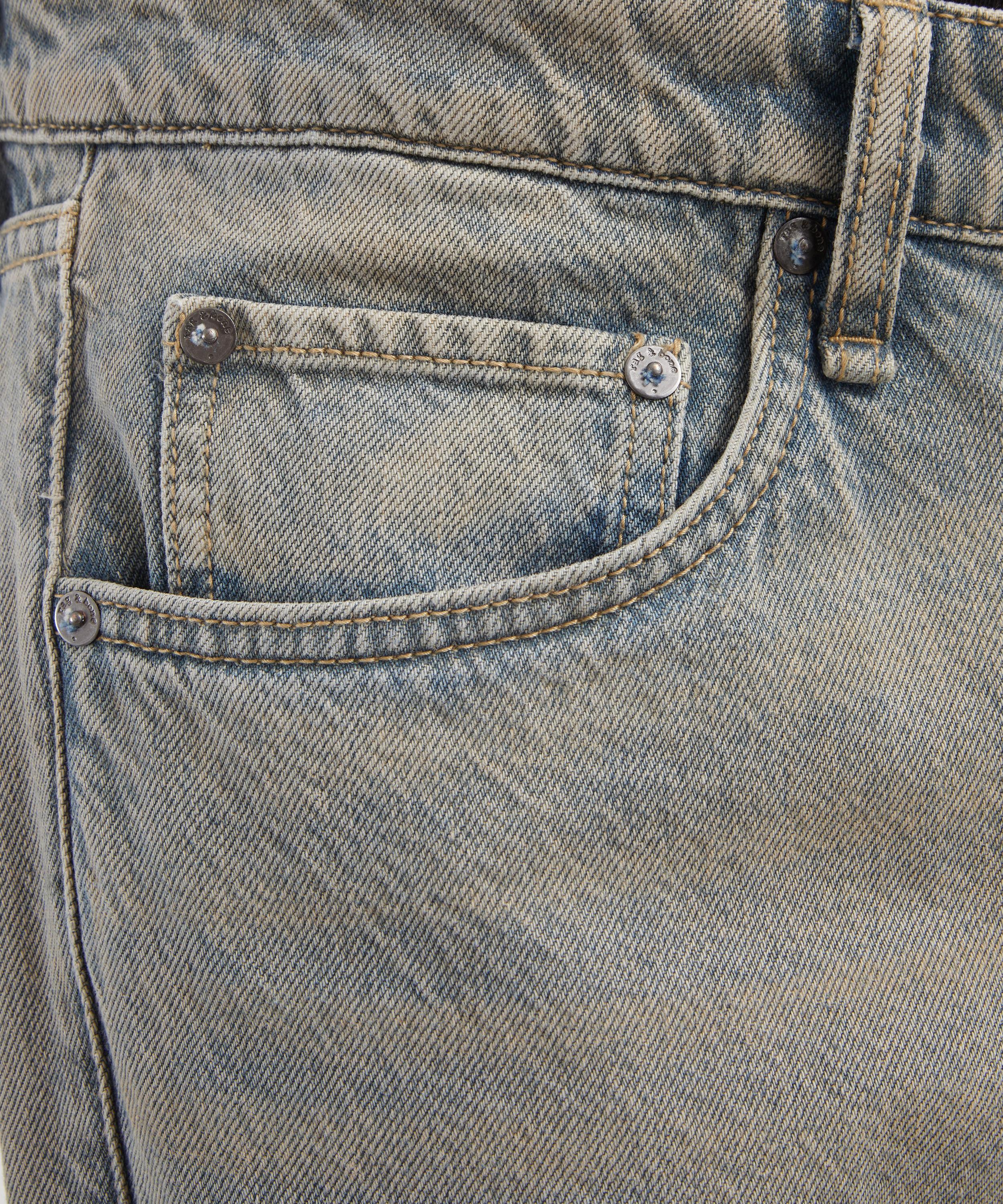 Rag & Bone - Fit 4 Authentic Rigid Straight Jeans in Merrick image number 4