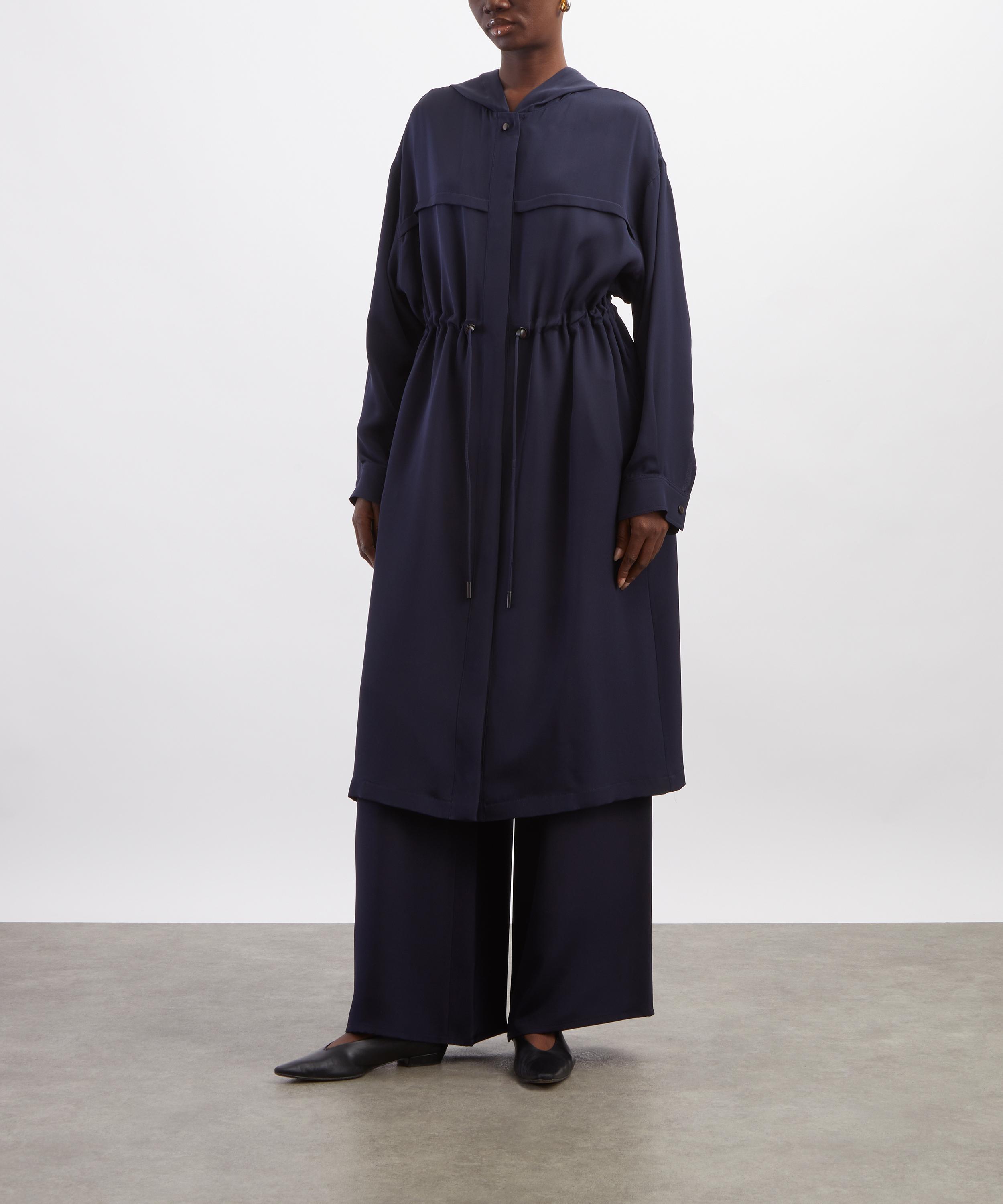 Max Mara - Ovatte Silk Crepe de Chine Overcoat image number 2