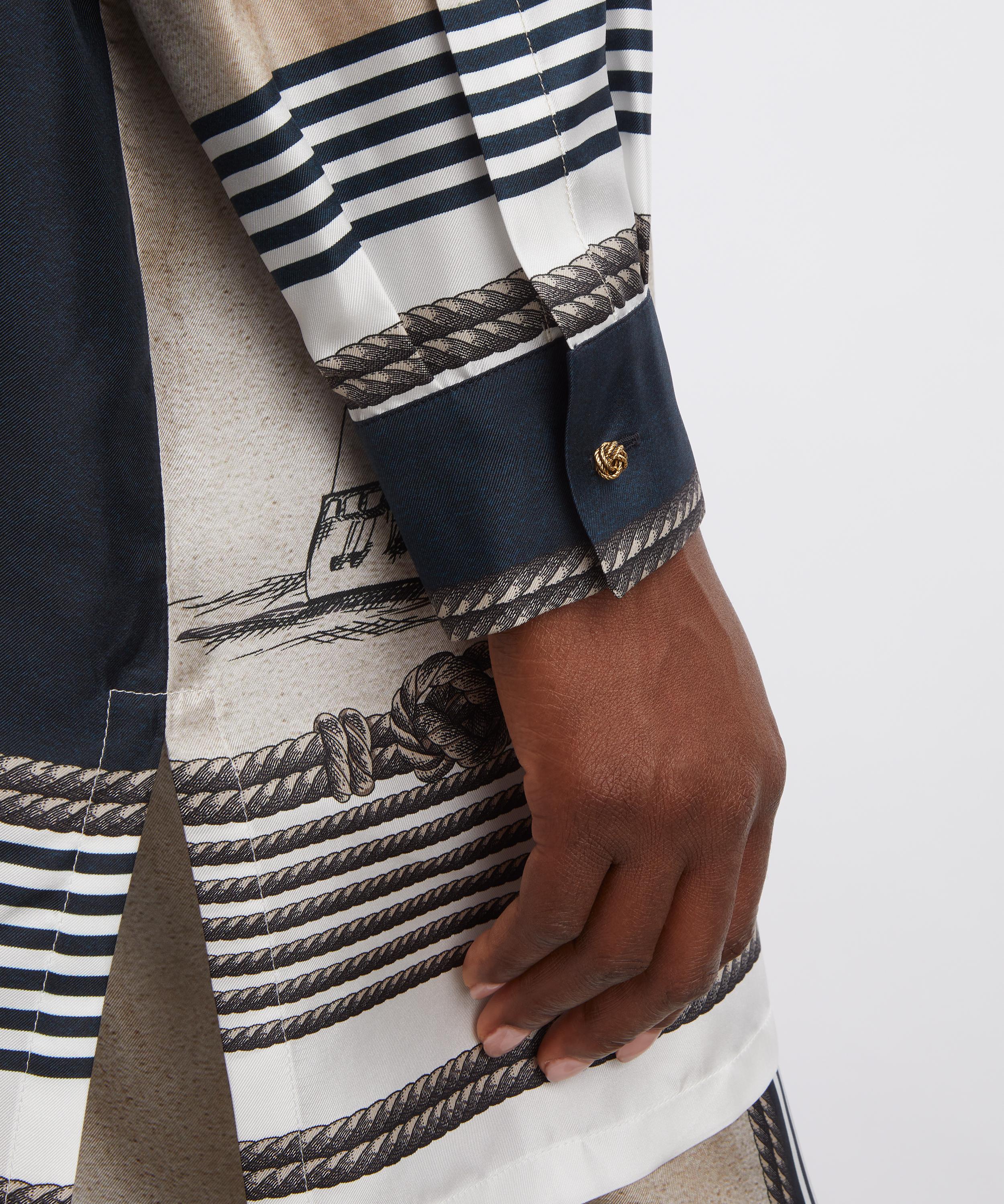 Max Mara - Teglia Oversized Silk Twill Shirt image number 4