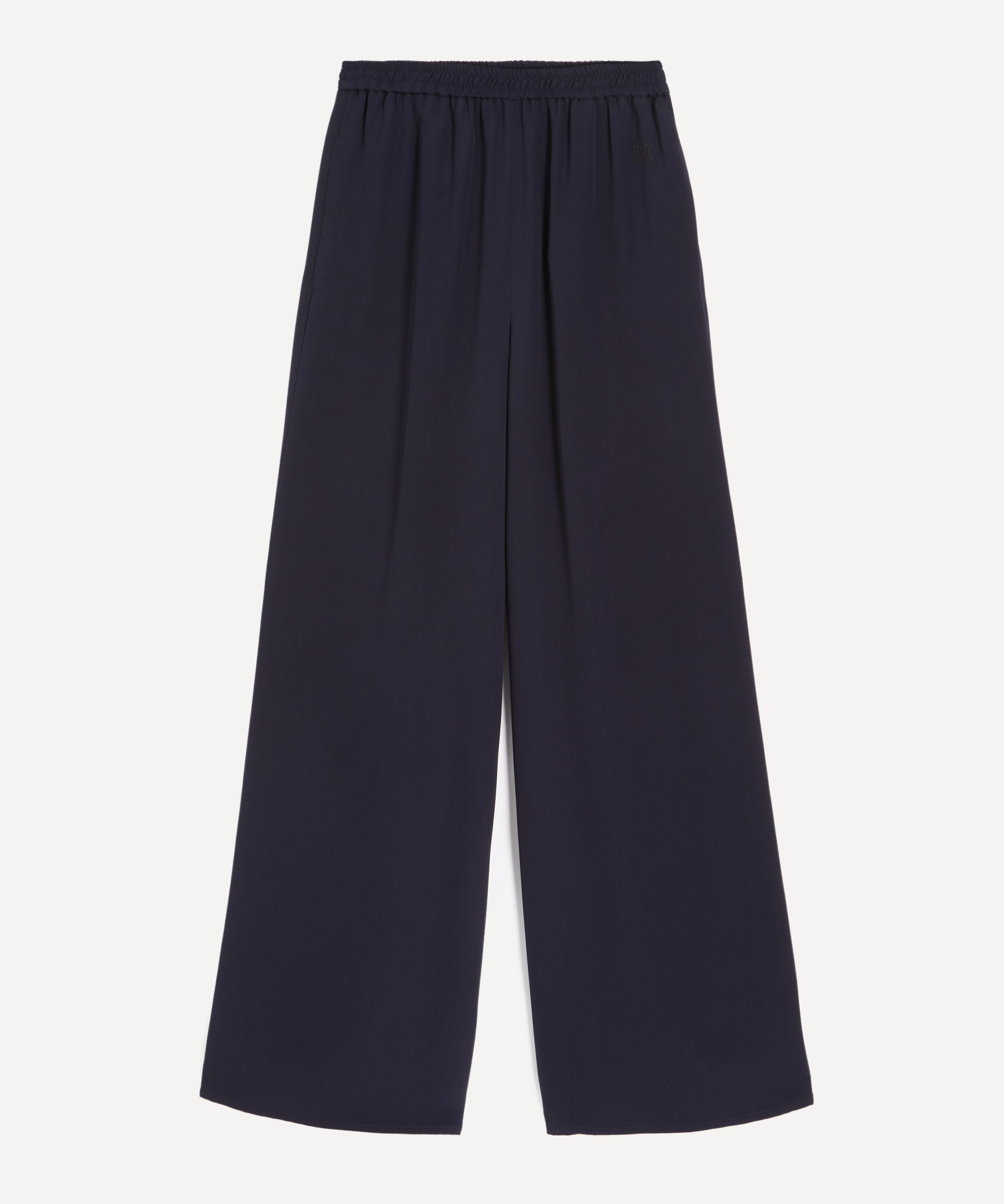 Max Mara - Volonta Relaxed Heavy Silk Trousers image number 0