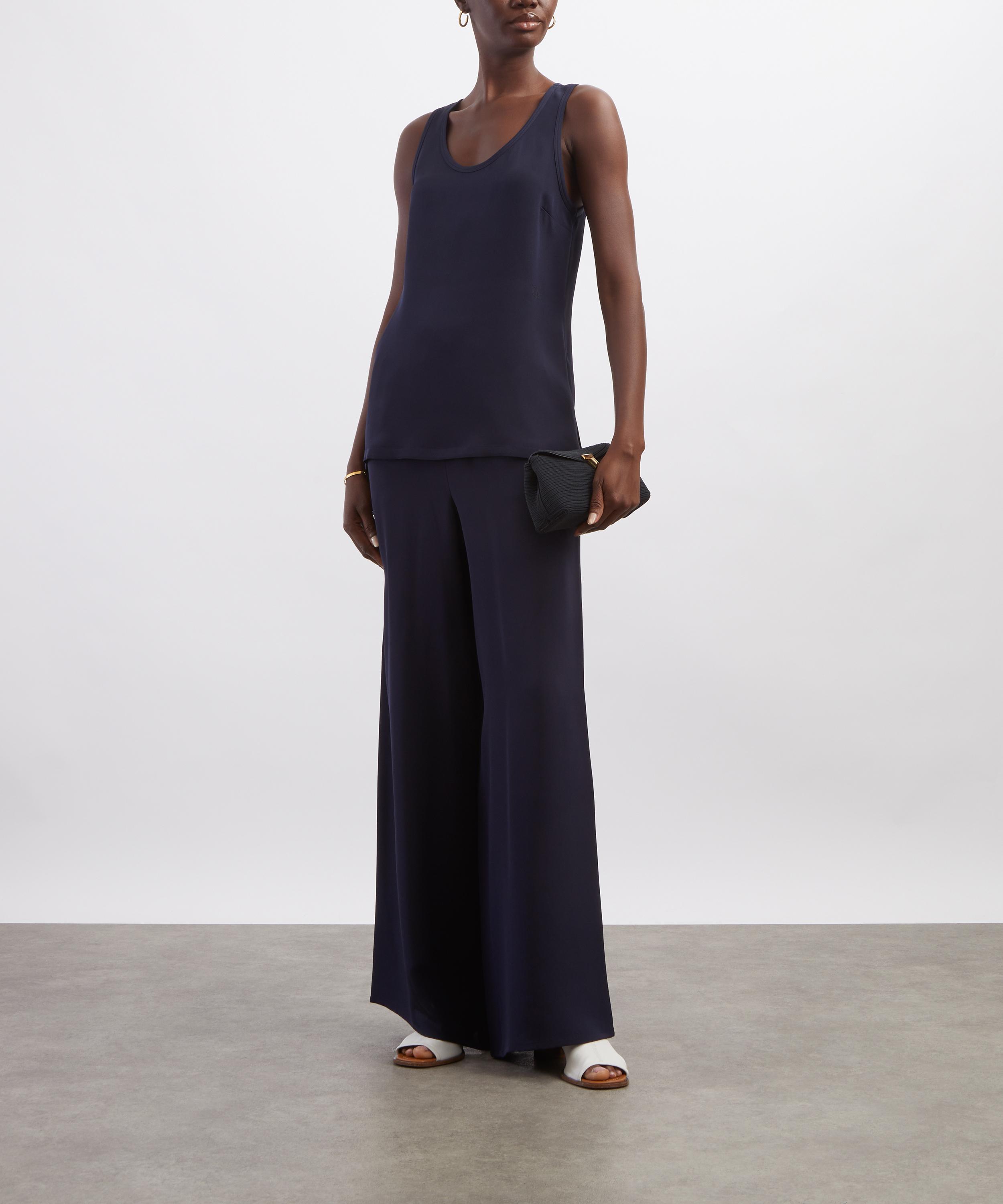 Max Mara - Volonta Relaxed Heavy Silk Trousers image number 1