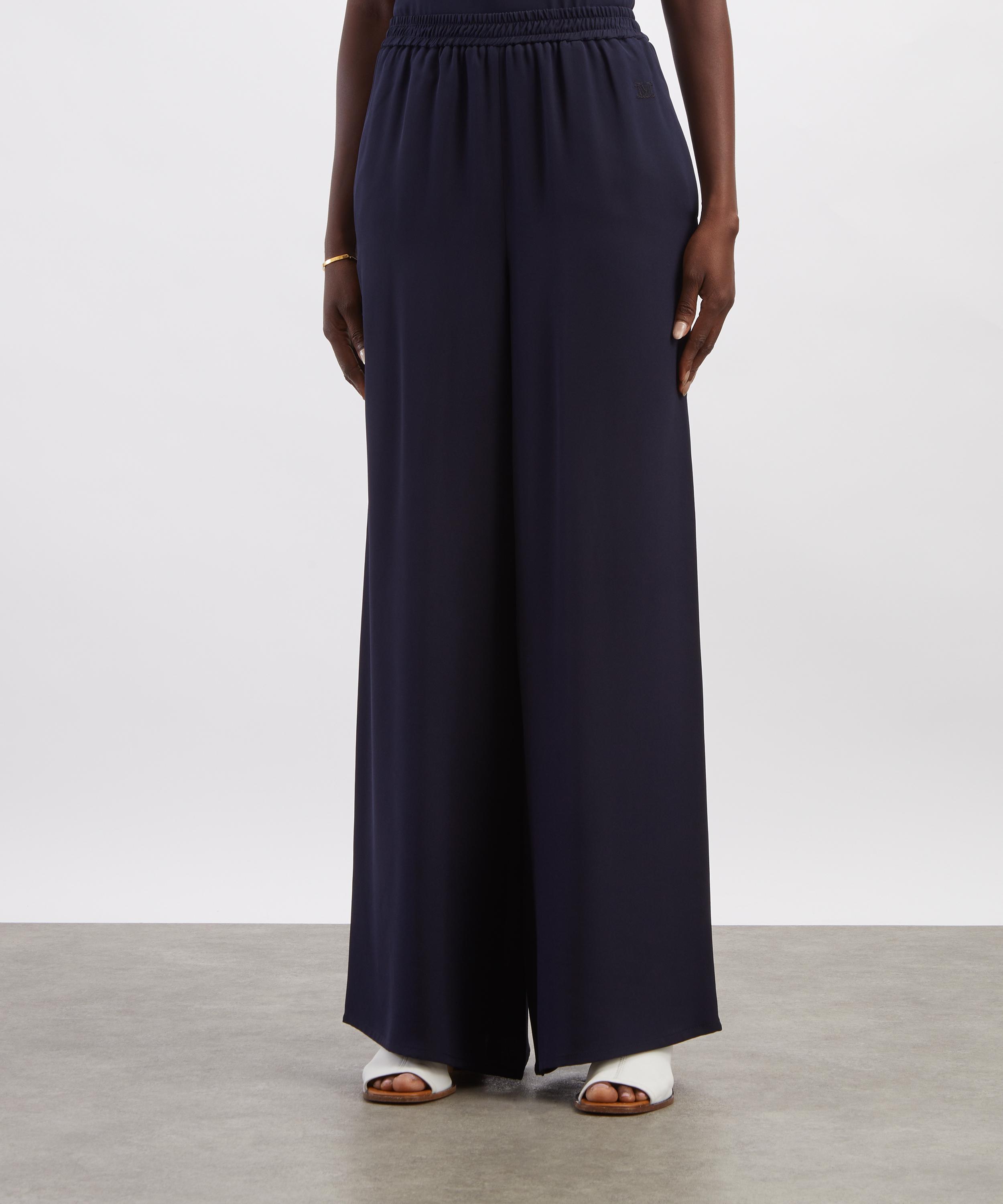 Max Mara - Volonta Relaxed Heavy Silk Trousers image number 2