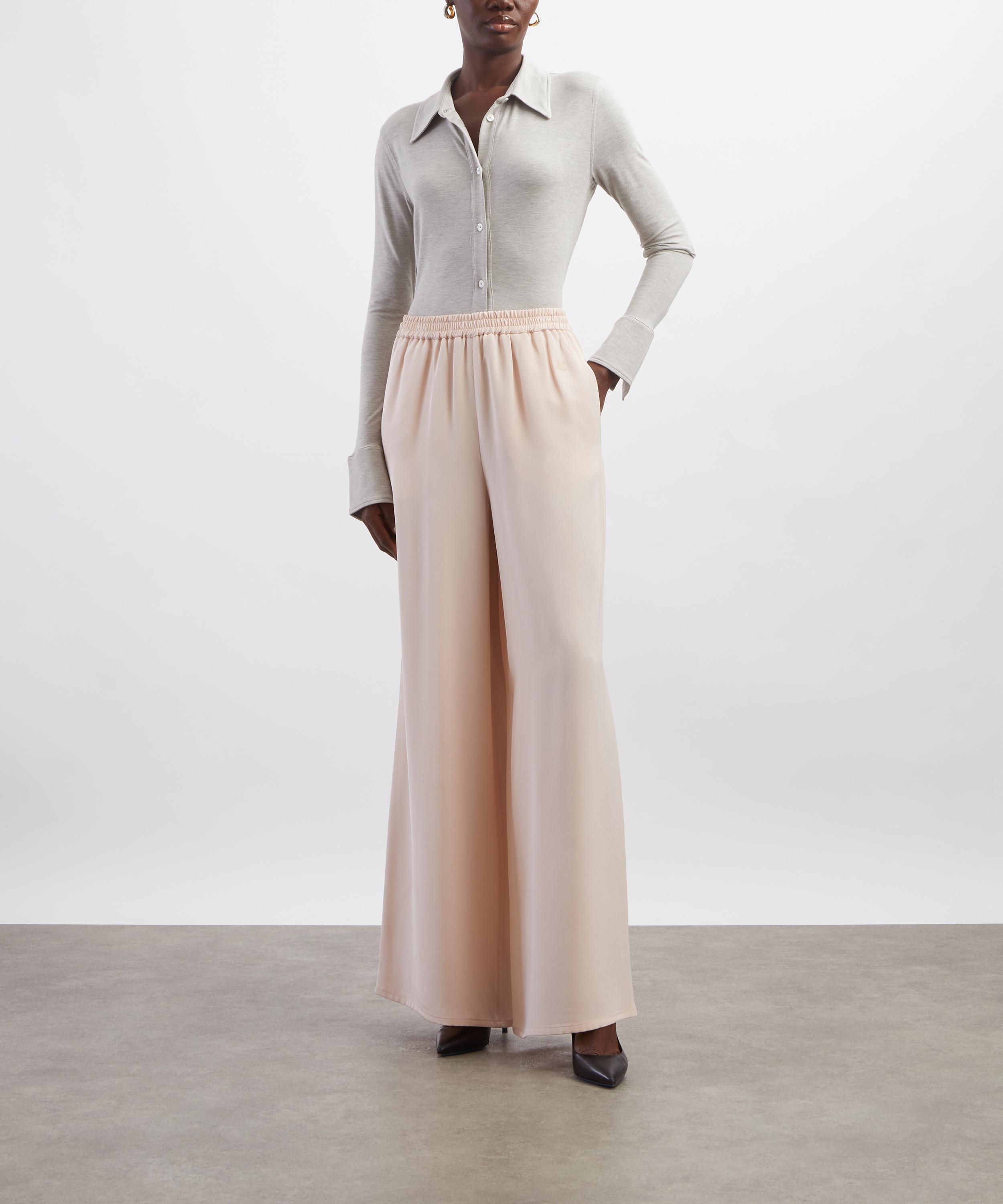 Max Mara - Volonta Relaxed Heavy Silk Trousers image number 1