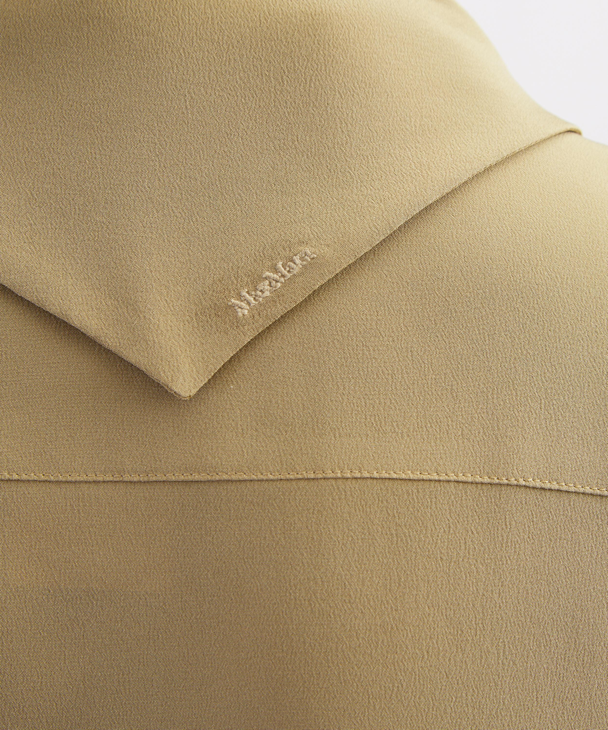 Max Mara - Dry Silk Scarf-Neck Shirt image number 4
