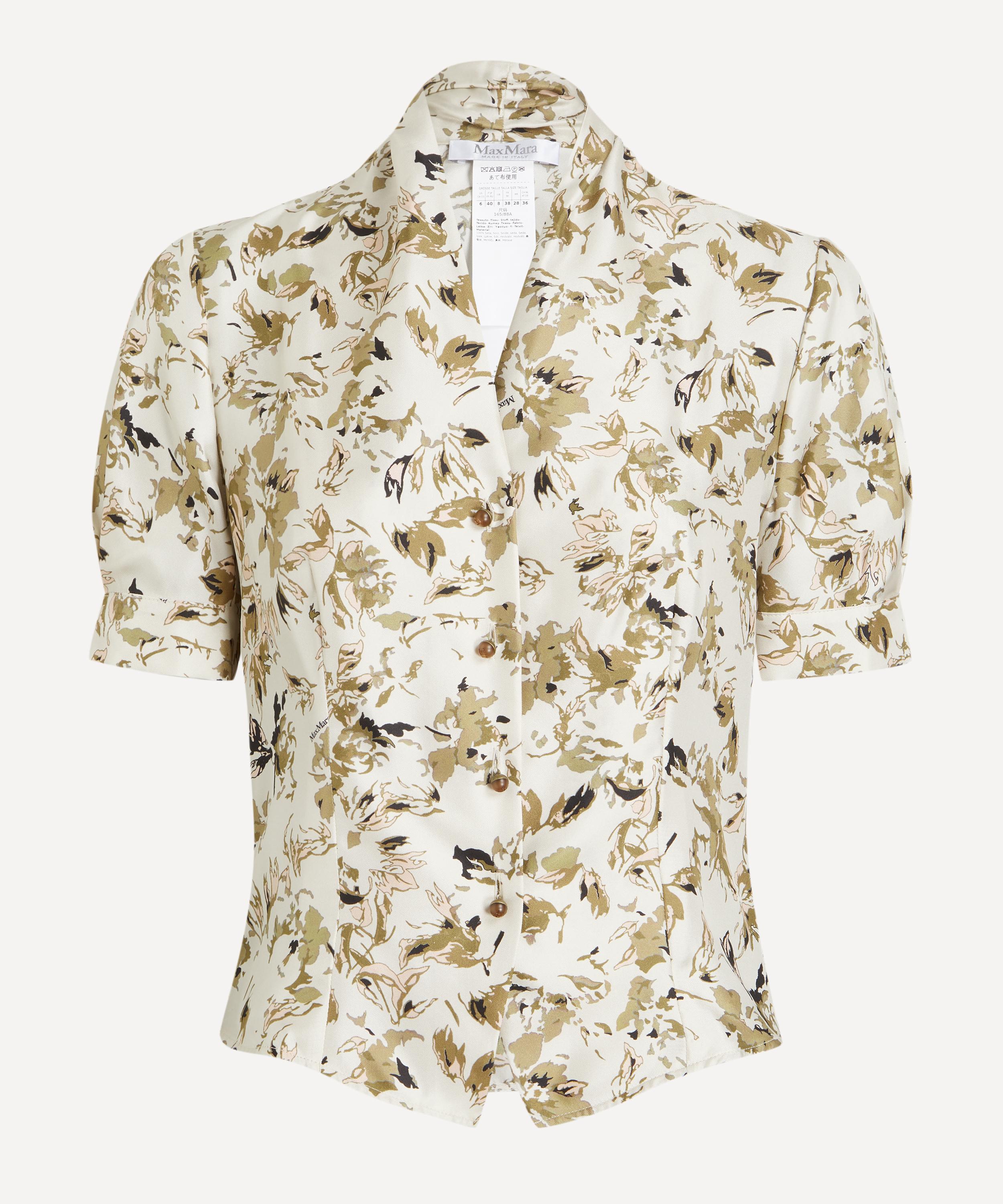 Max Mara - Printed Silk Twill Shirt