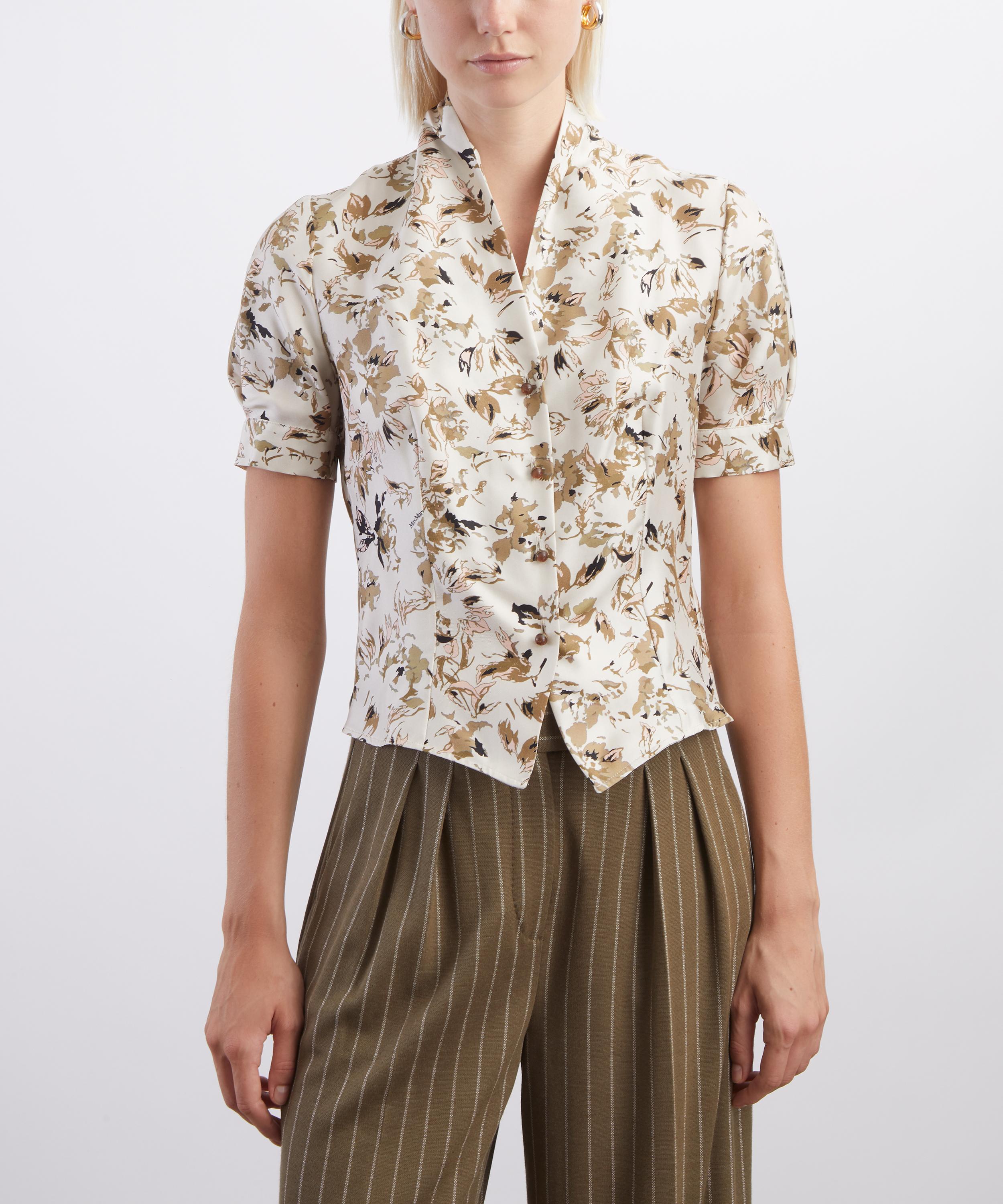 Max Mara - Printed Silk Twill Shirt image number 2