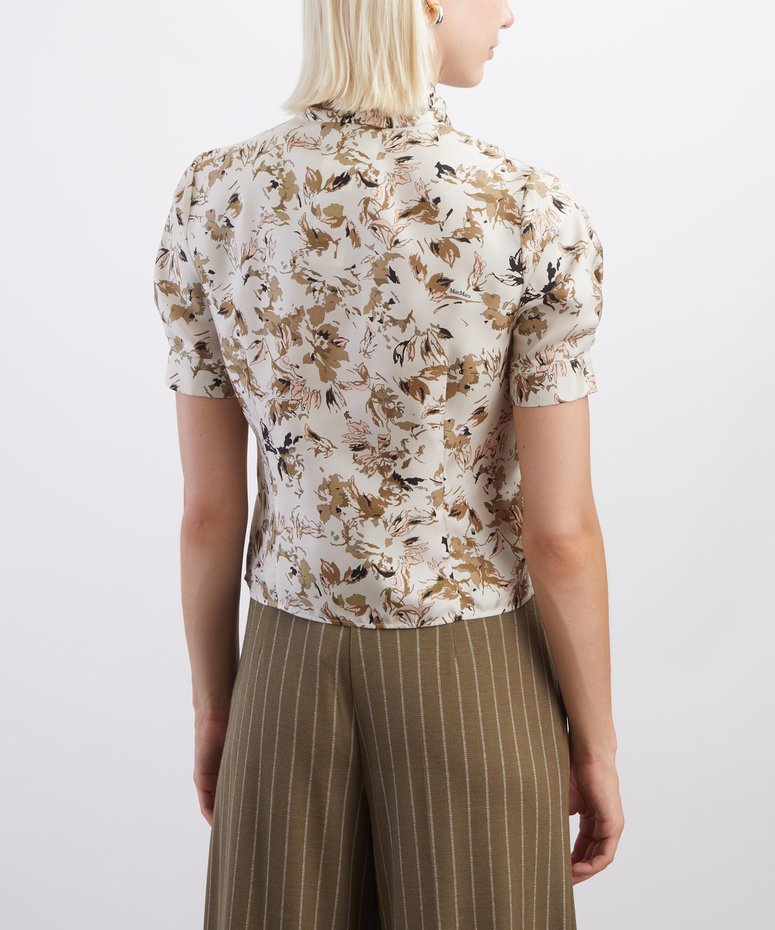 Max Mara - Printed Silk Twill Shirt image number 3