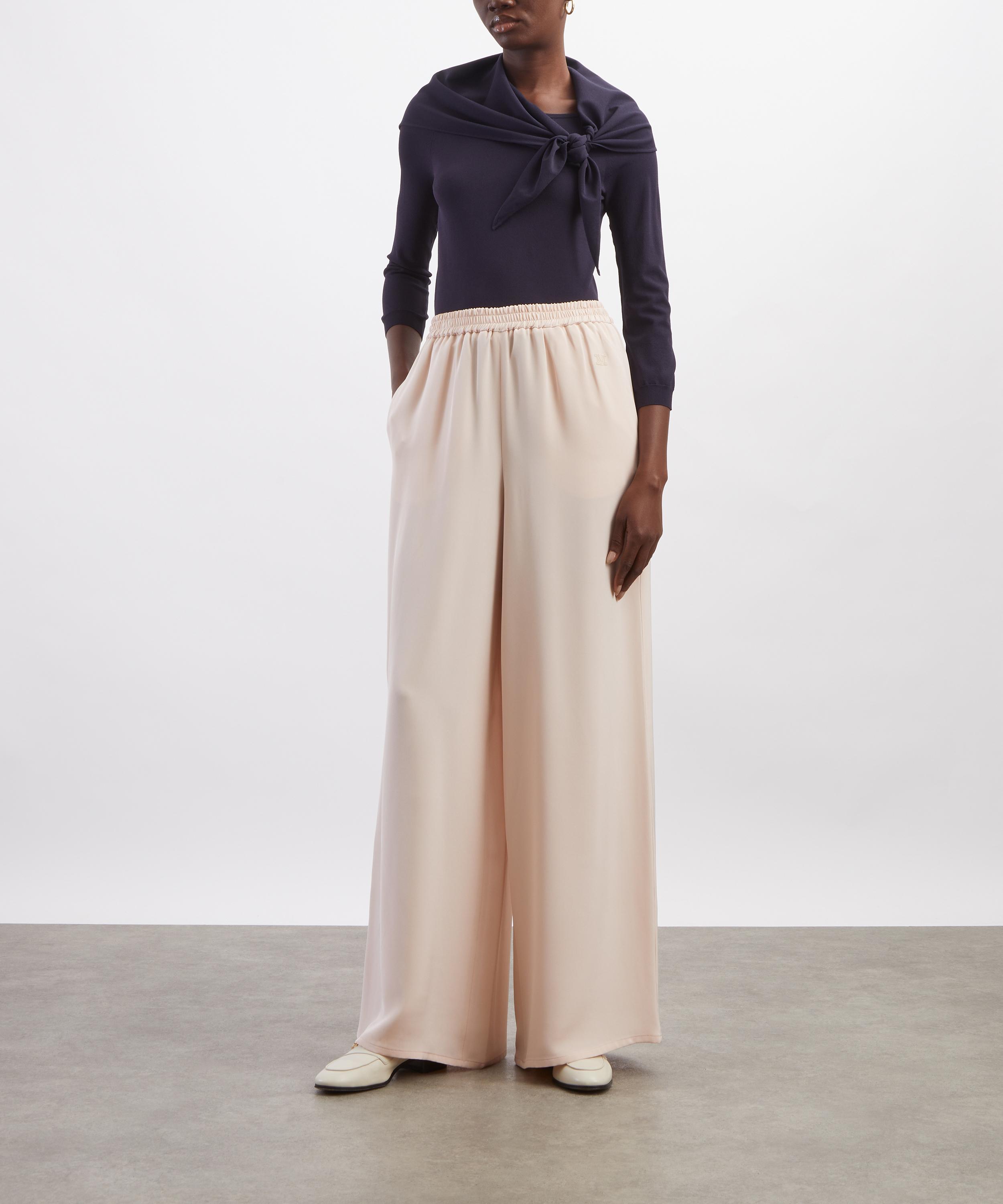 Max Mara - Navy Fenice Scarf Jumper image number 1