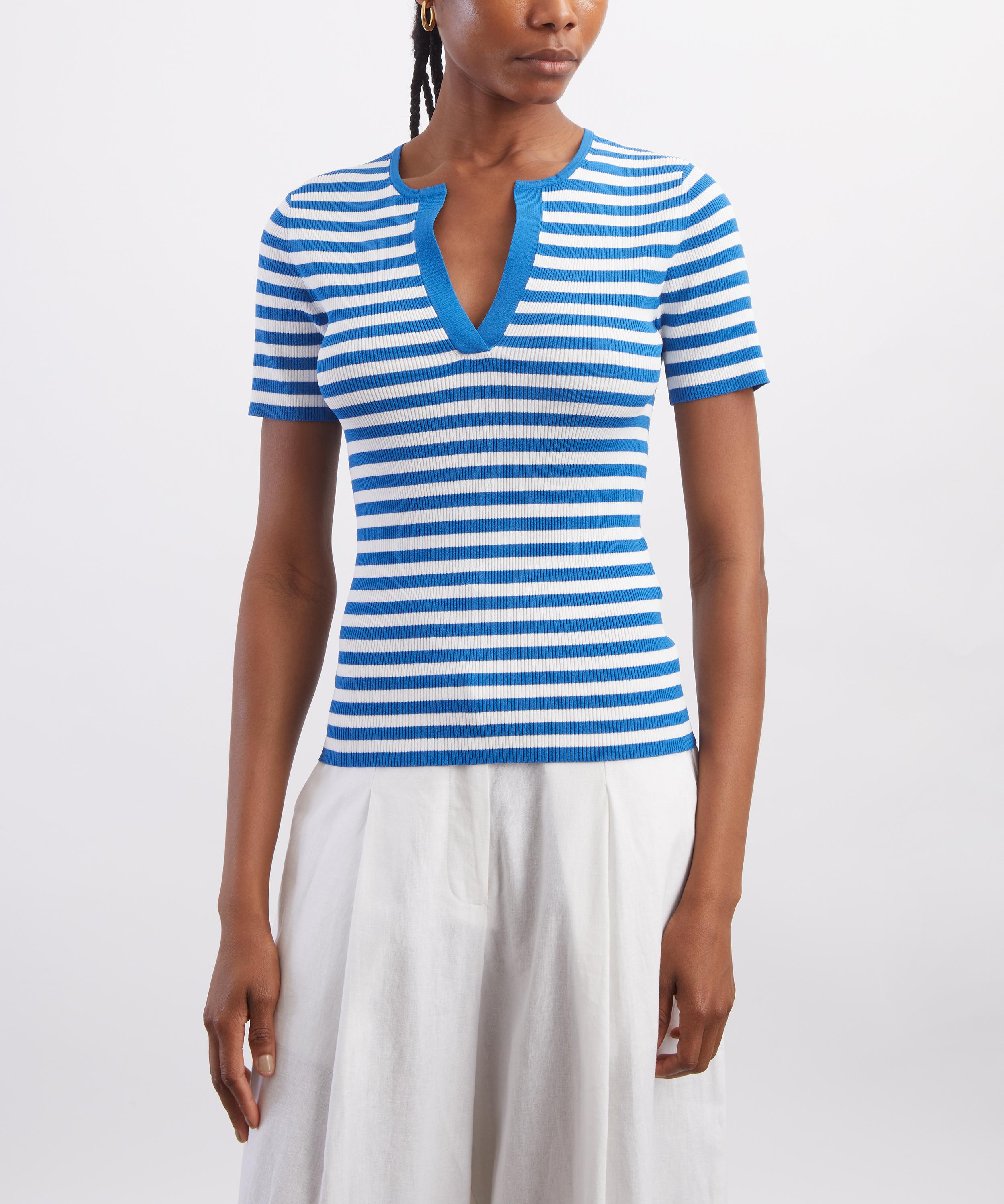 Max Mara - Palmeti Bow-Tie Striped T-Shirt image number 2