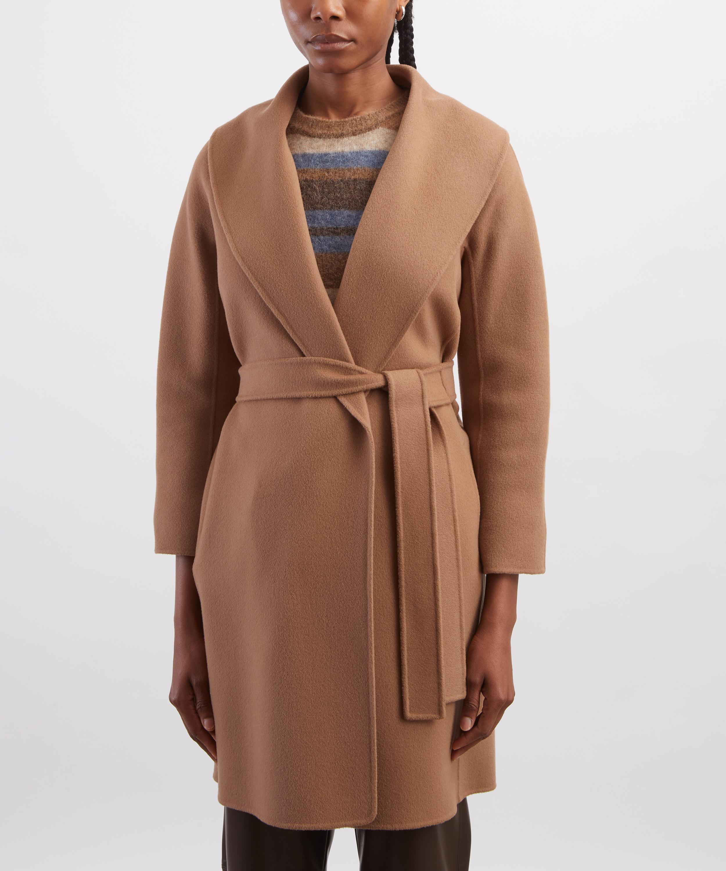 S Max Mara - Messi Double-Faced Wool Robe Coat image number 2