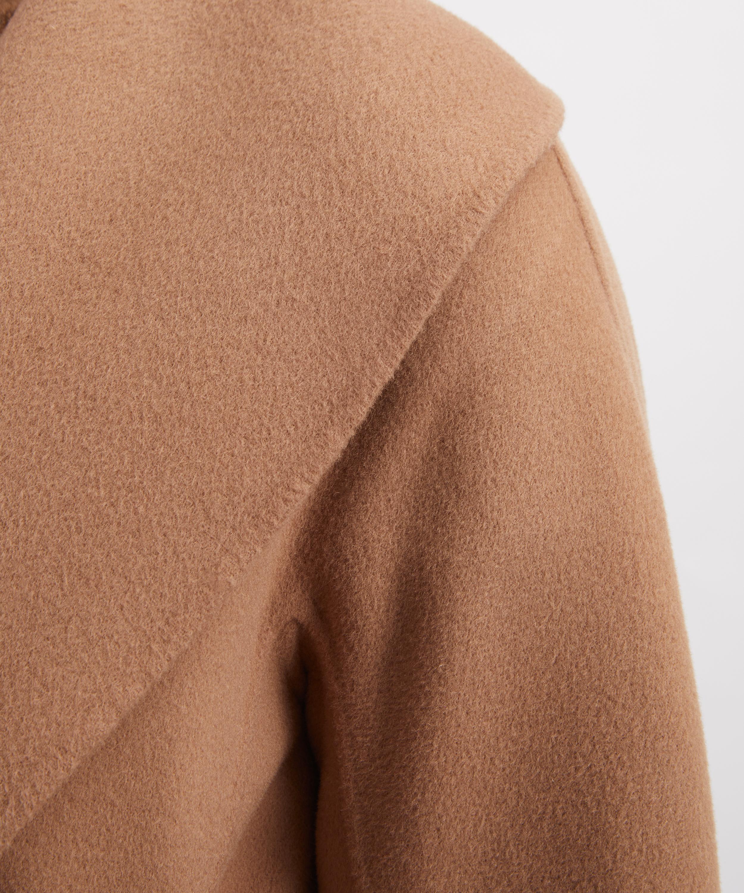 S Max Mara - Messi Double-Faced Wool Robe Coat image number 4