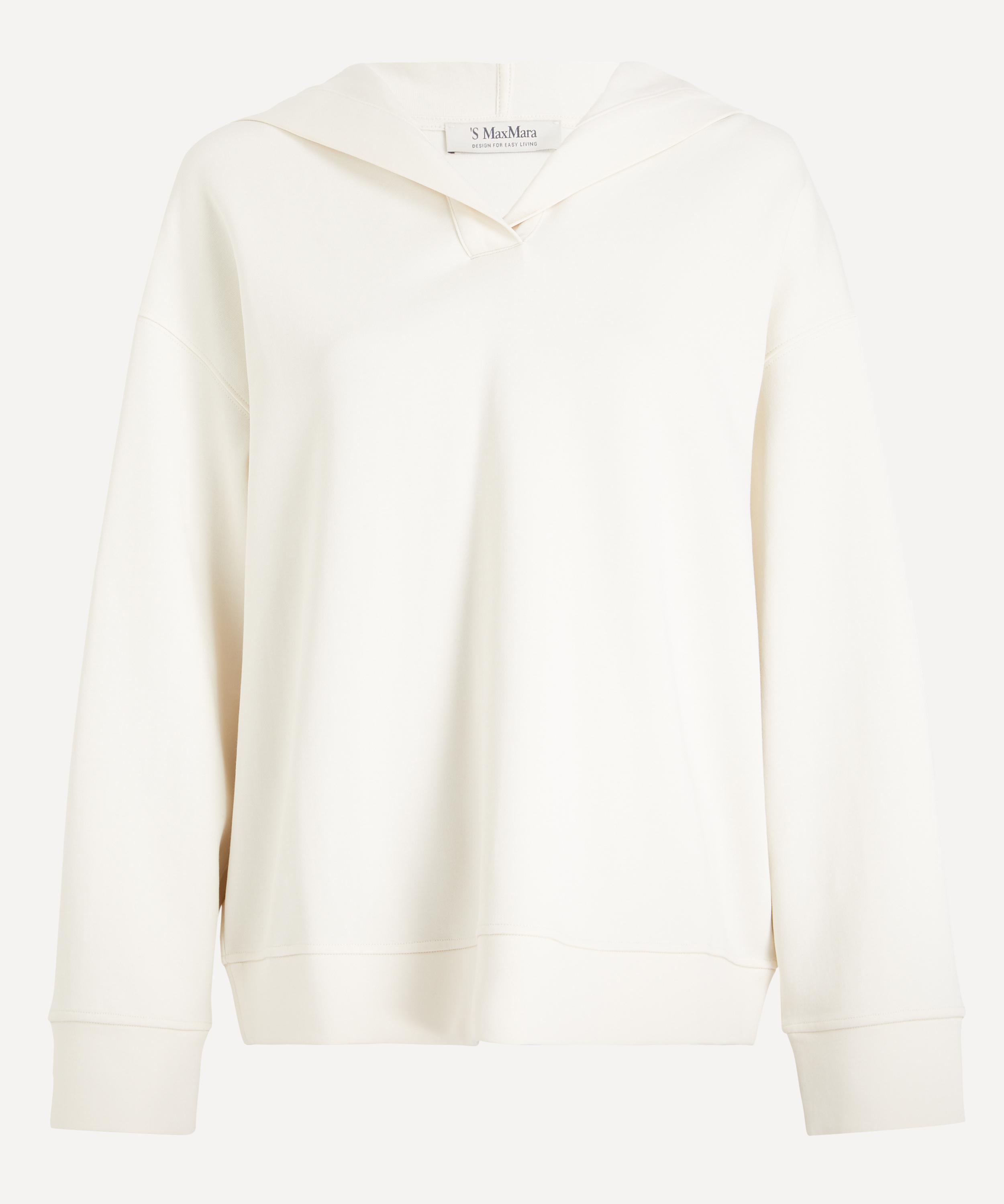 S Max Mara - Bueno Technical Jersey Hooded Sweatshirt image number 0