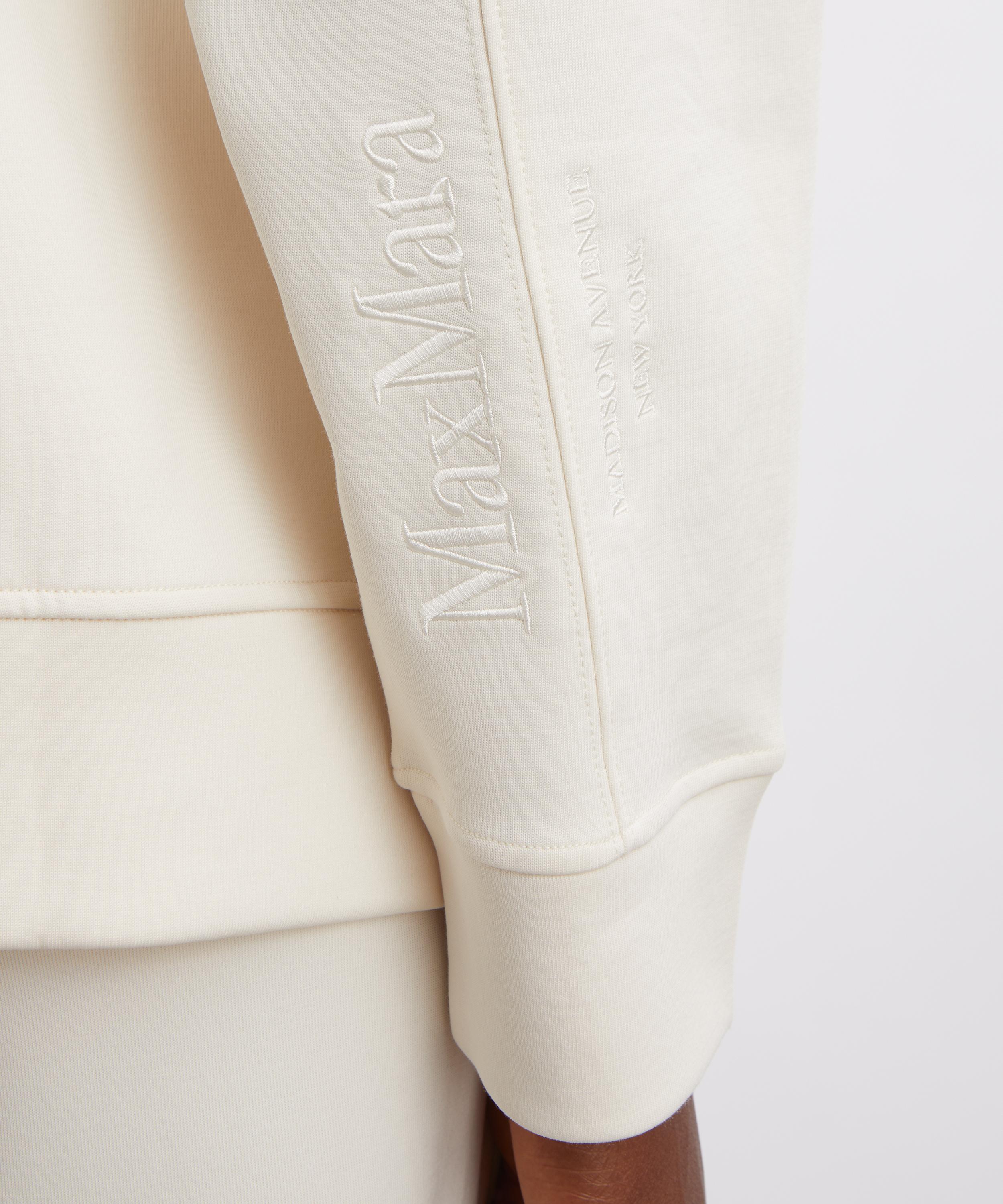 S Max Mara - Bueno Technical Jersey Hooded Sweatshirt image number 4