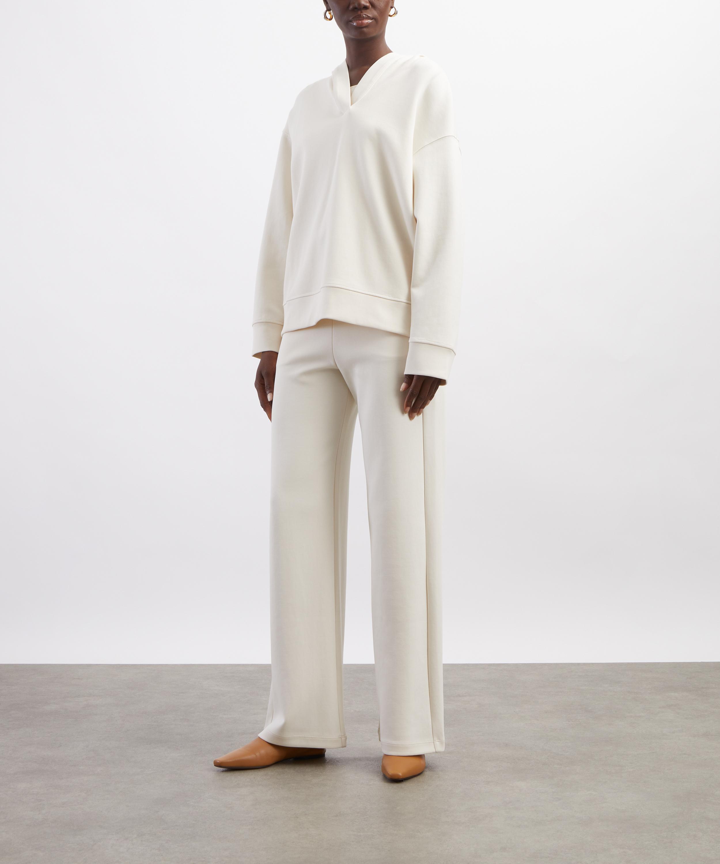 S Max Mara - Bali Double-Jersey Wide-Leg Trousers image number 1