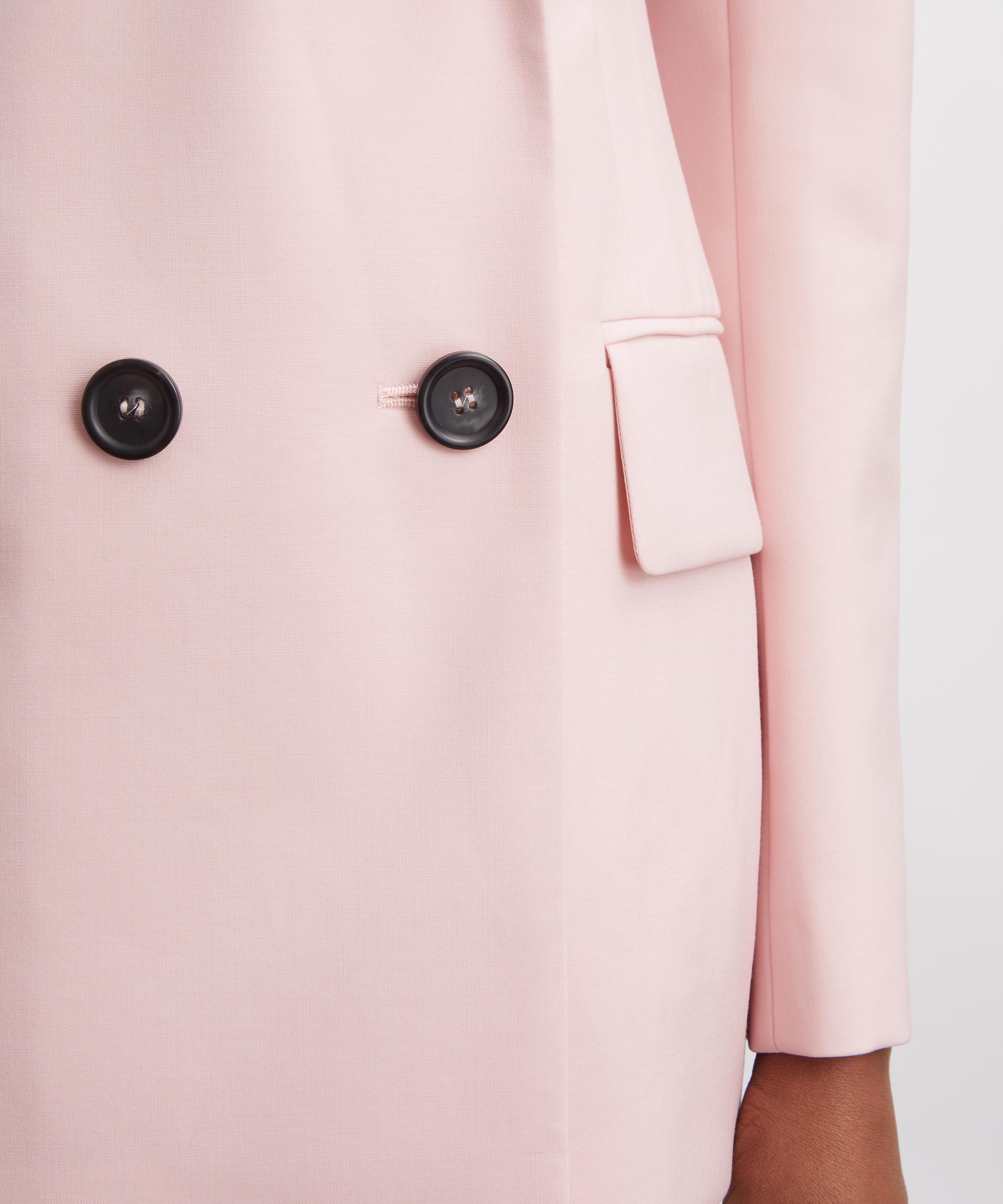 Sportmax - Pink Double-Breasted Blazer image number 4