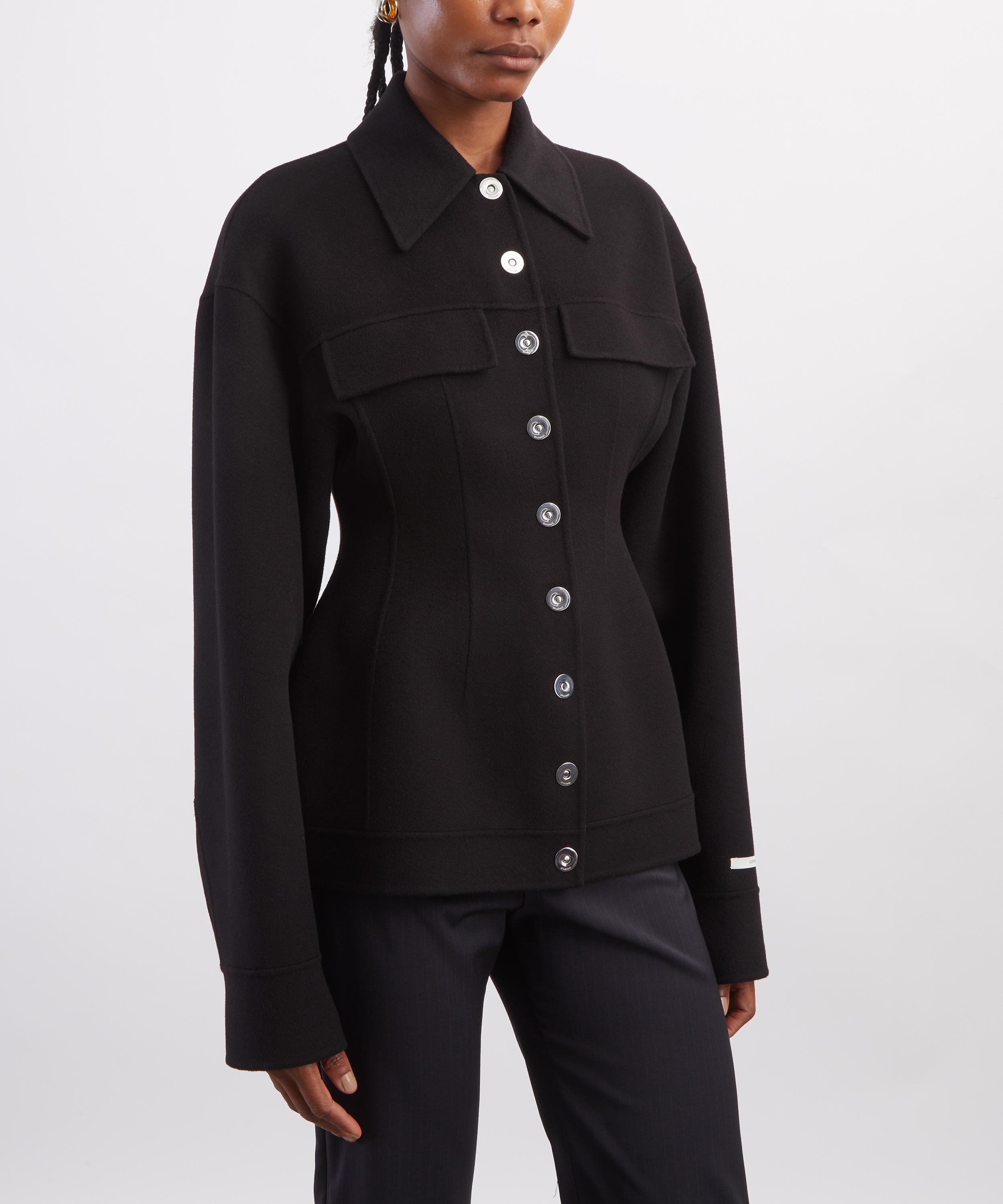 Sportmax - Black Heavy Wool Jacket image number 2