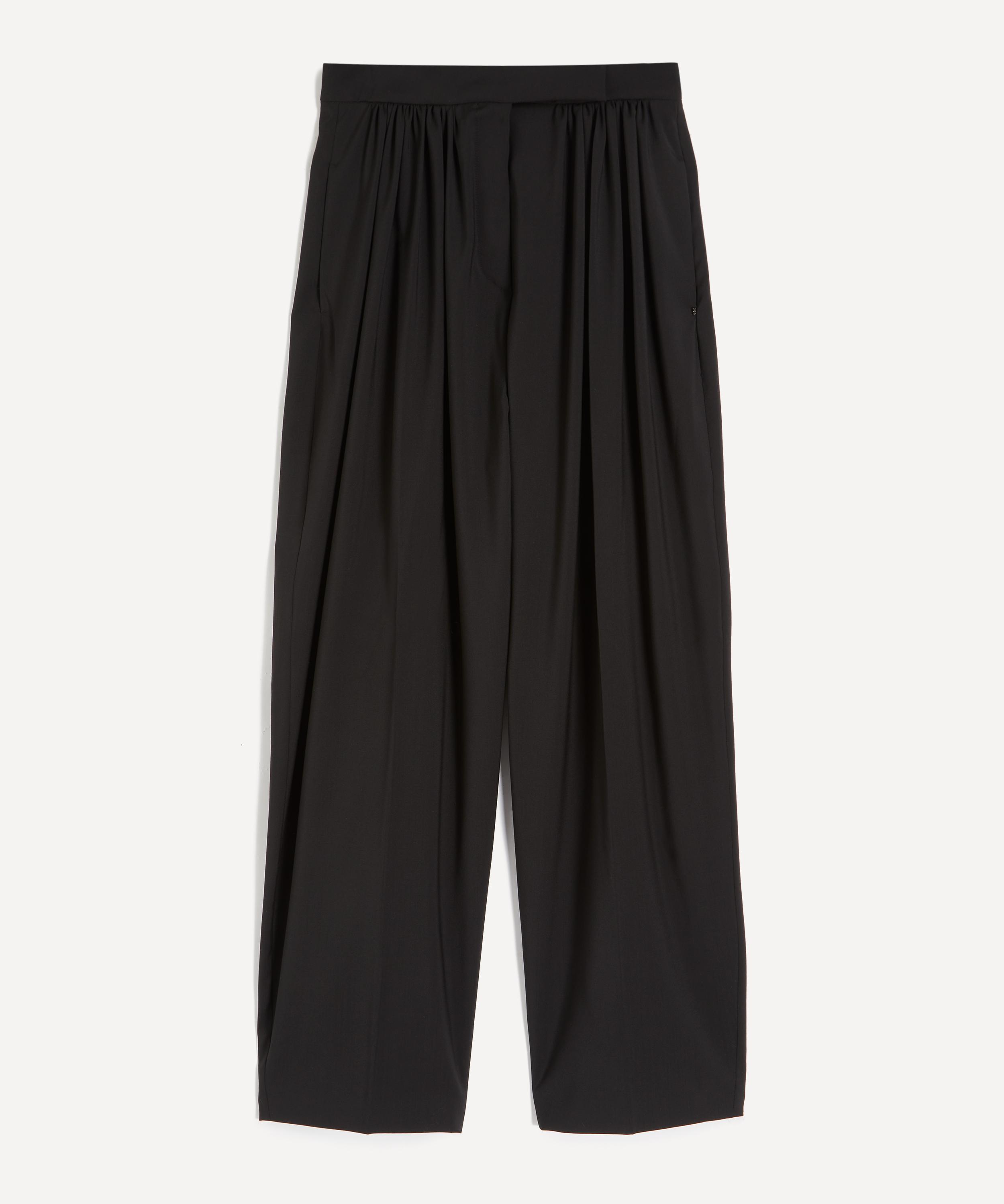 Sportmax - Zoro Wool Wide-Leg Trousers image number 0