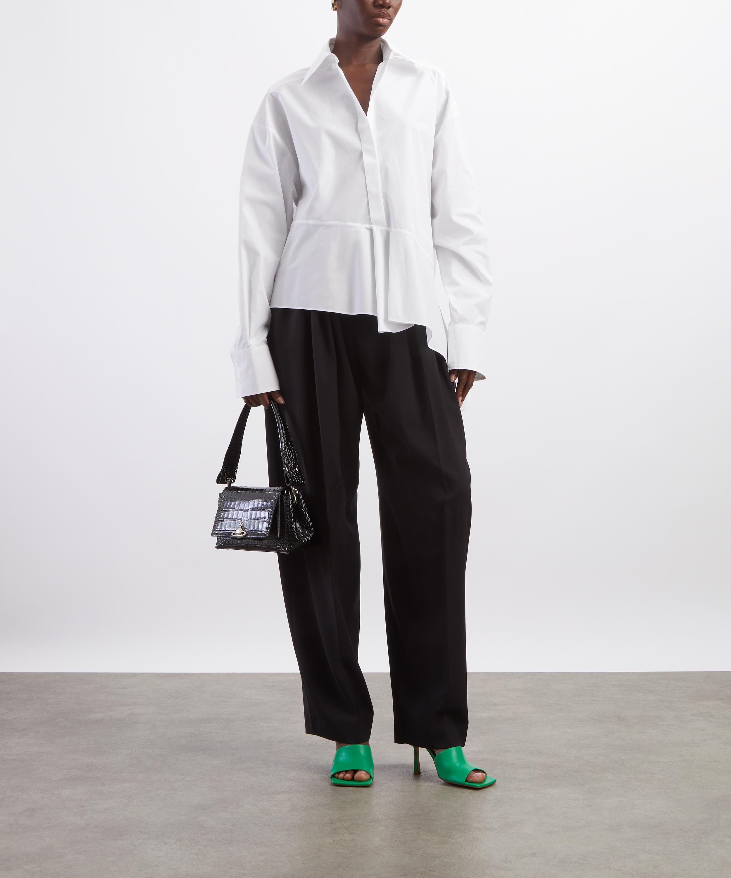 Sportmax - Zoro Wool Wide-Leg Trousers image number 1