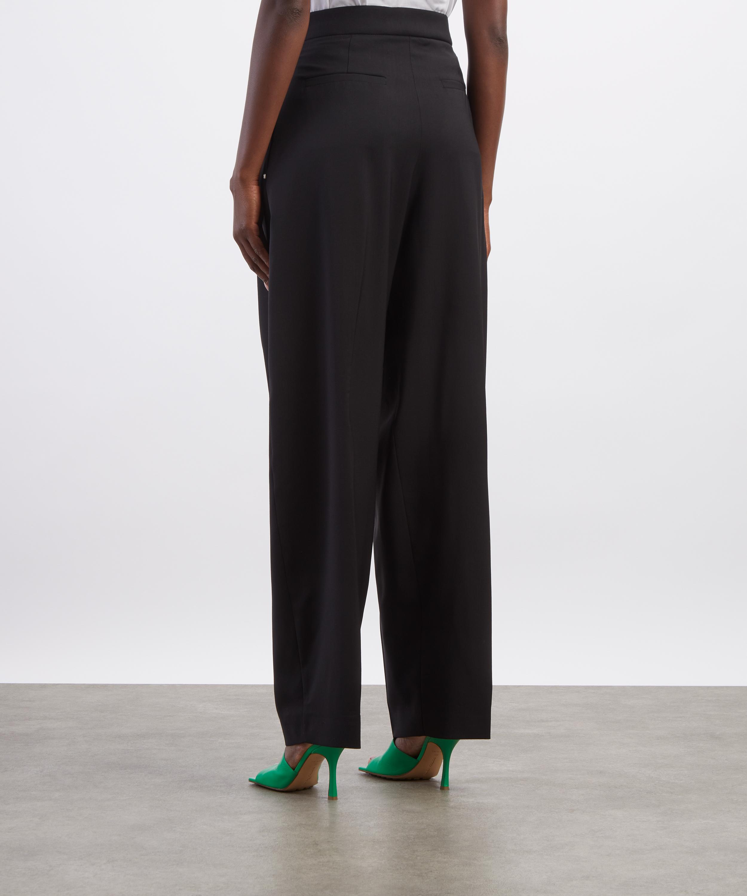 Sportmax - Zoro Wool Wide-Leg Trousers image number 3