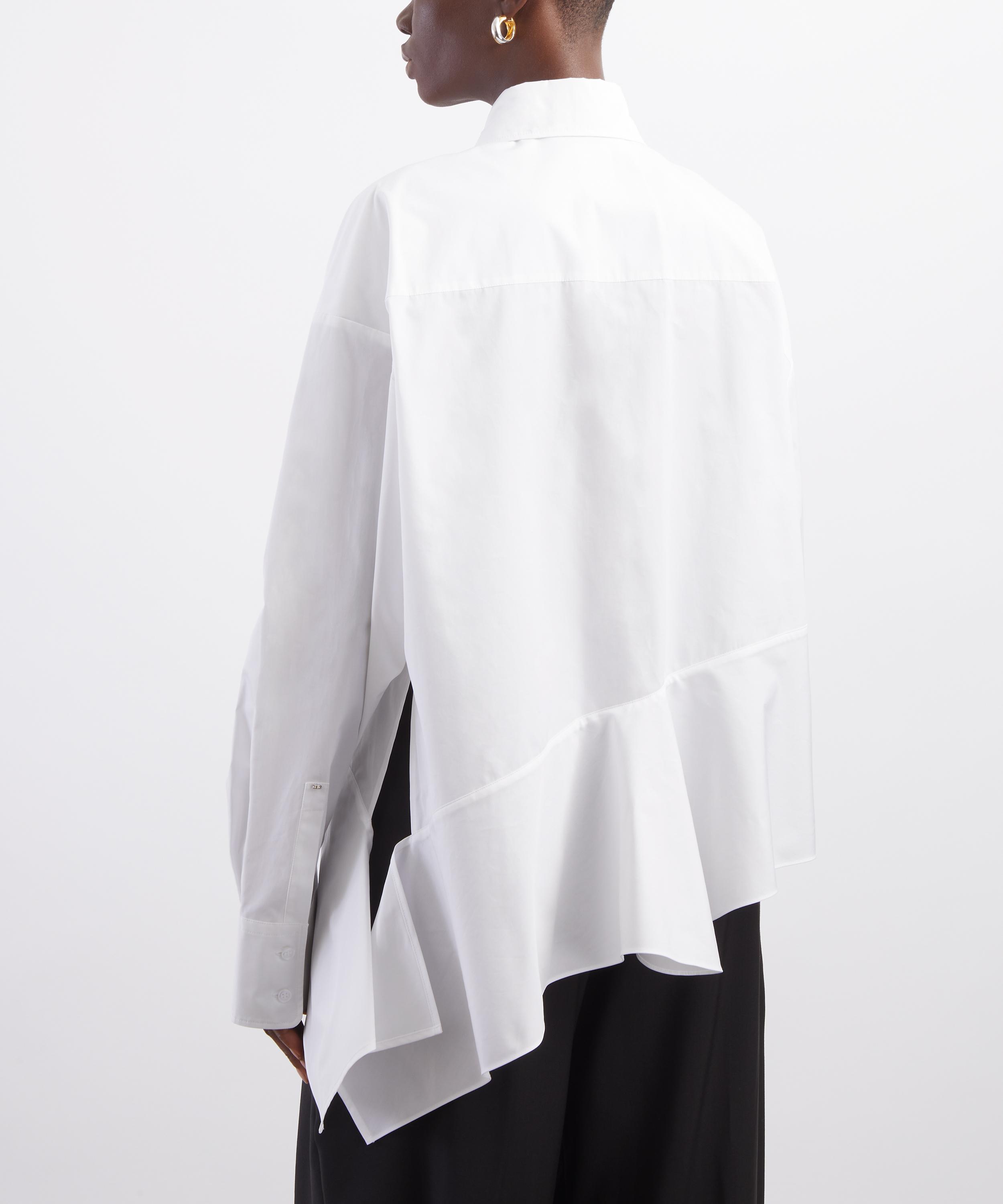 Sportmax - Arcella Asymmetric Cotton Shirt image number 3
