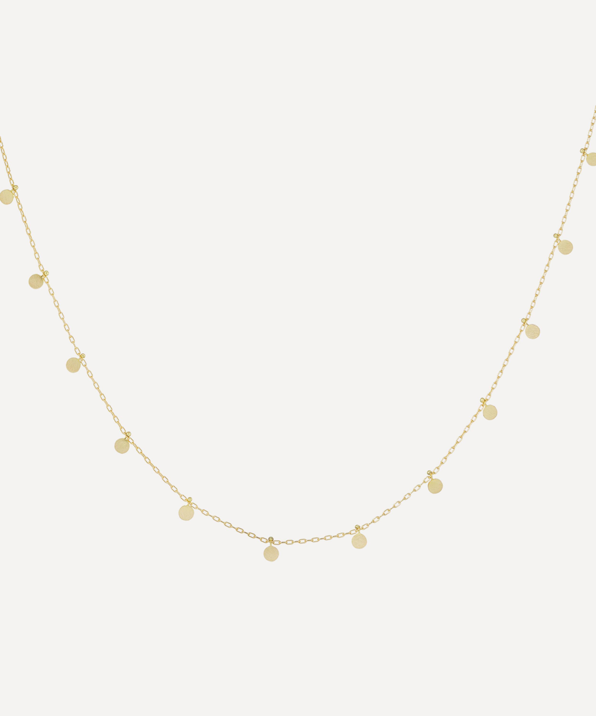 Sia Taylor - 18ct Gold Medium Even Dots Necklace