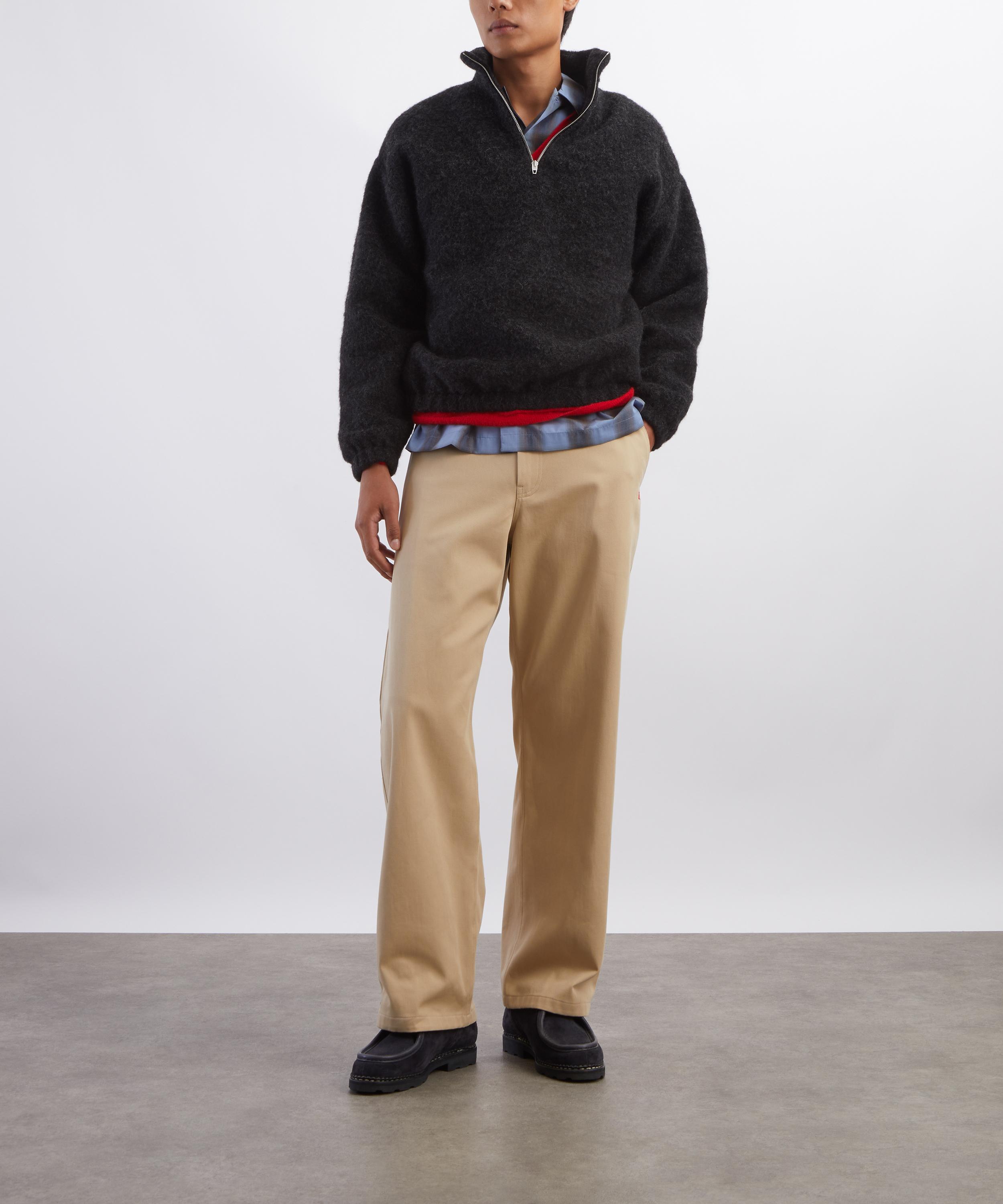 Jil Sander - Soft Wool Half-Zip Jumper image number 1