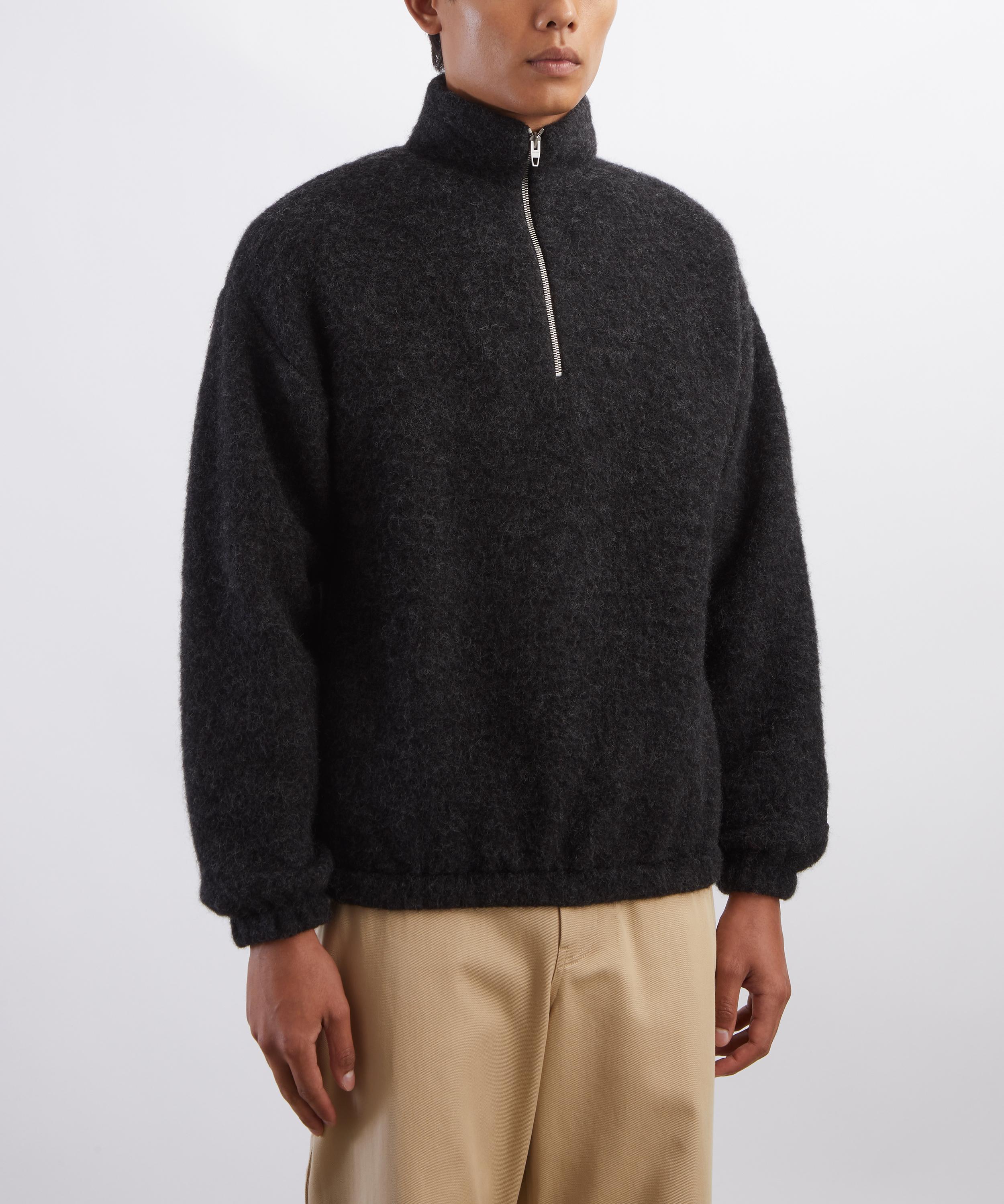 Jil Sander - Soft Wool Half-Zip Jumper image number 2