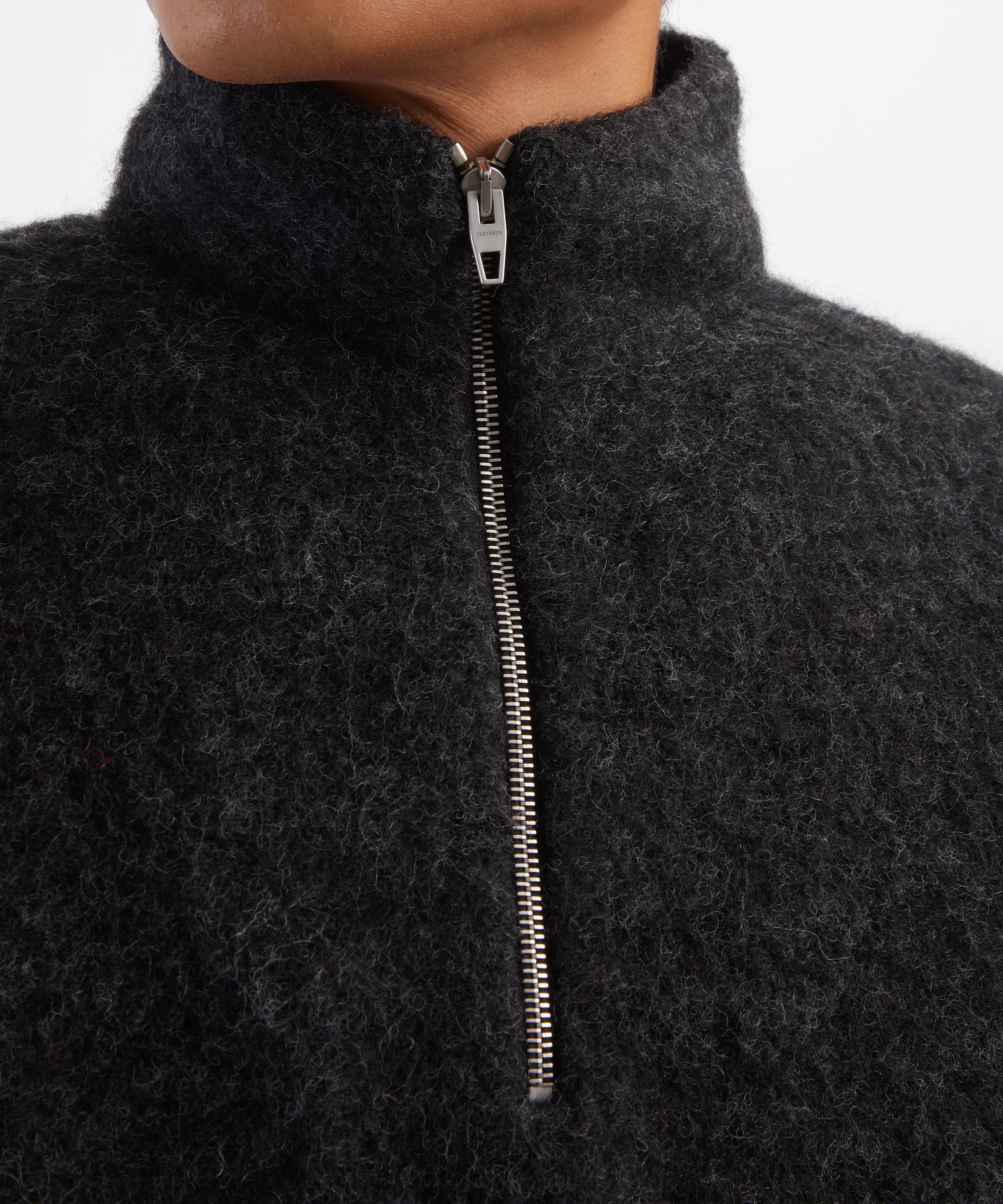 Jil Sander - Soft Wool Half-Zip Jumper image number 4