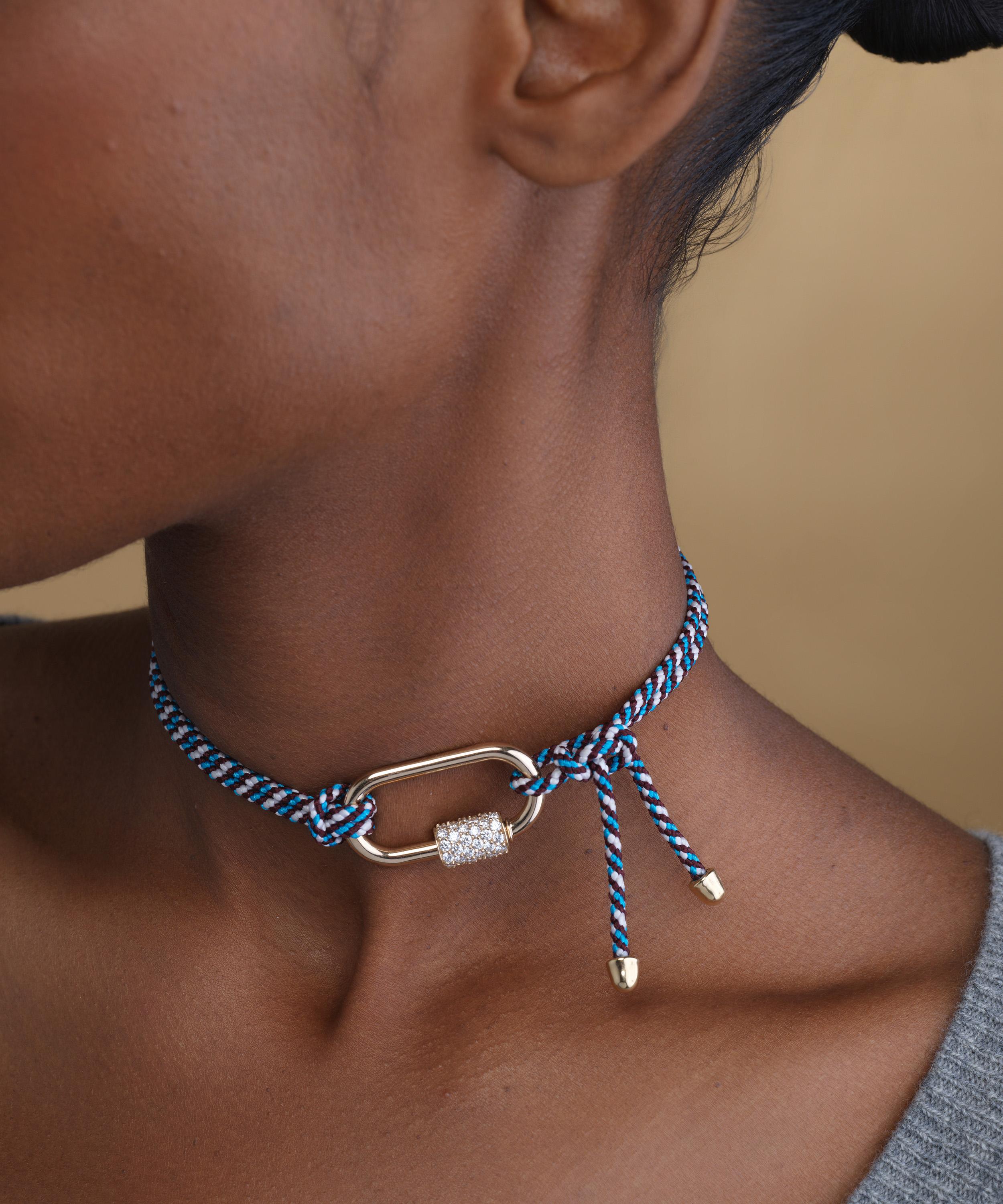 Marla Aaron - Knot the String Project Necklace in Rugby image number 1