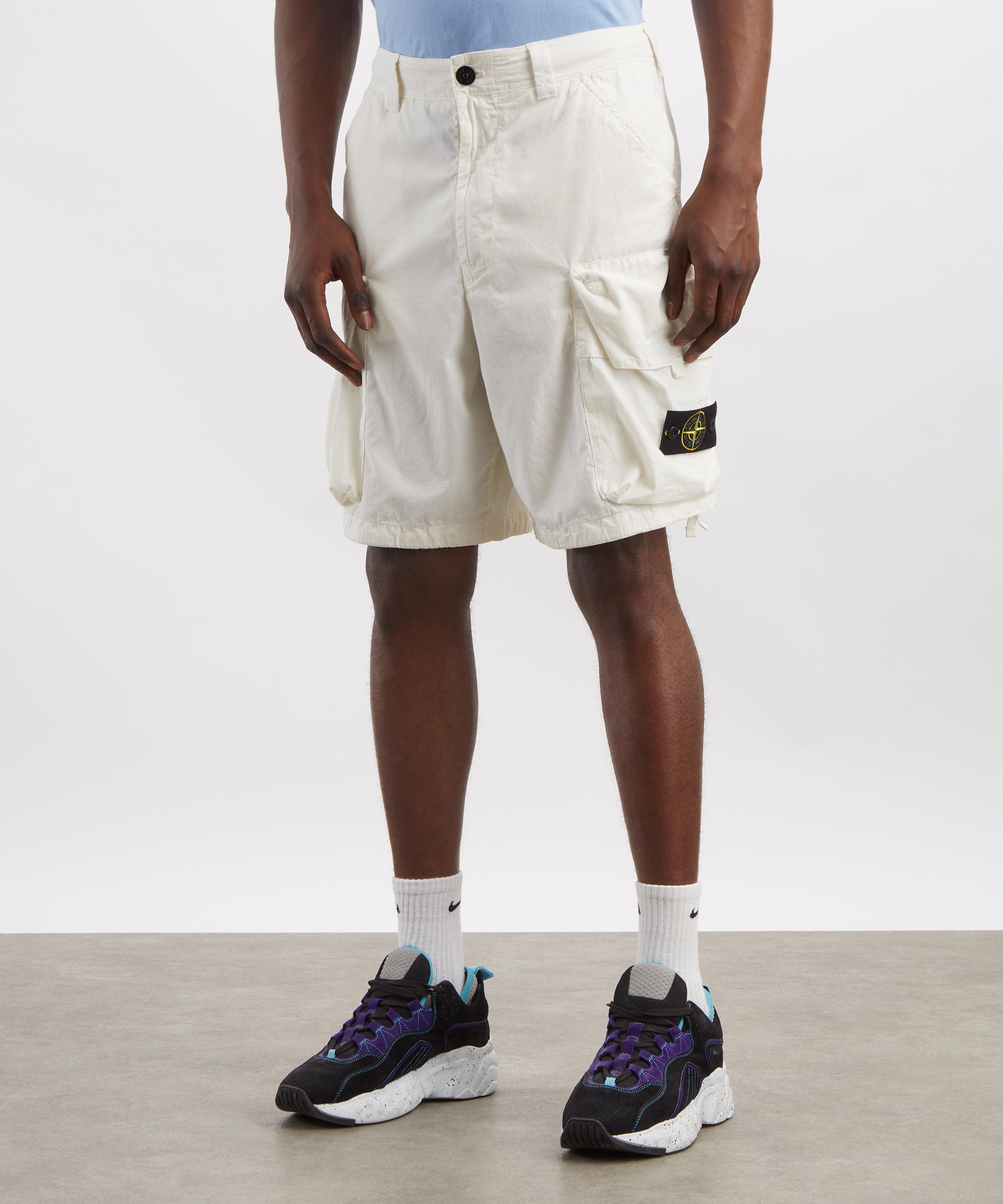 Stone Island - Micro Ripstrop Cargo Shorts image number 2