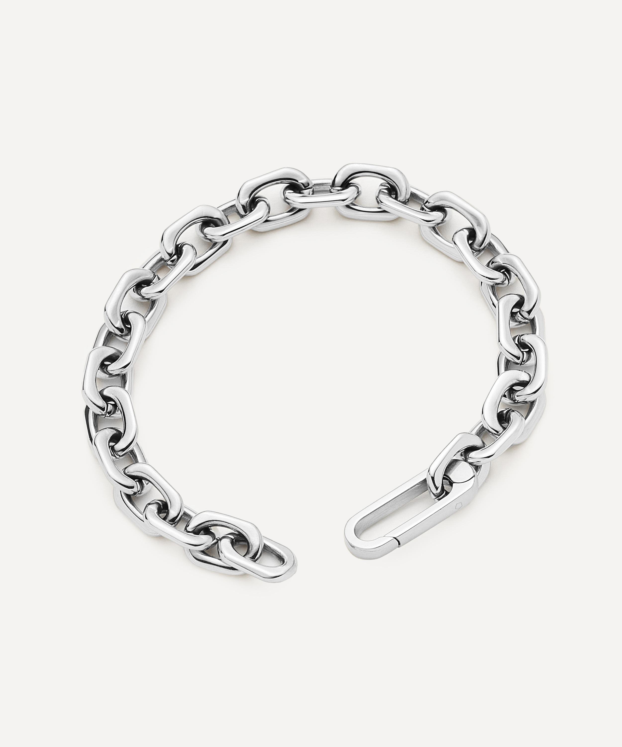 Missoma - Platinum-Plated Mariner Chain Bracelet image number 1