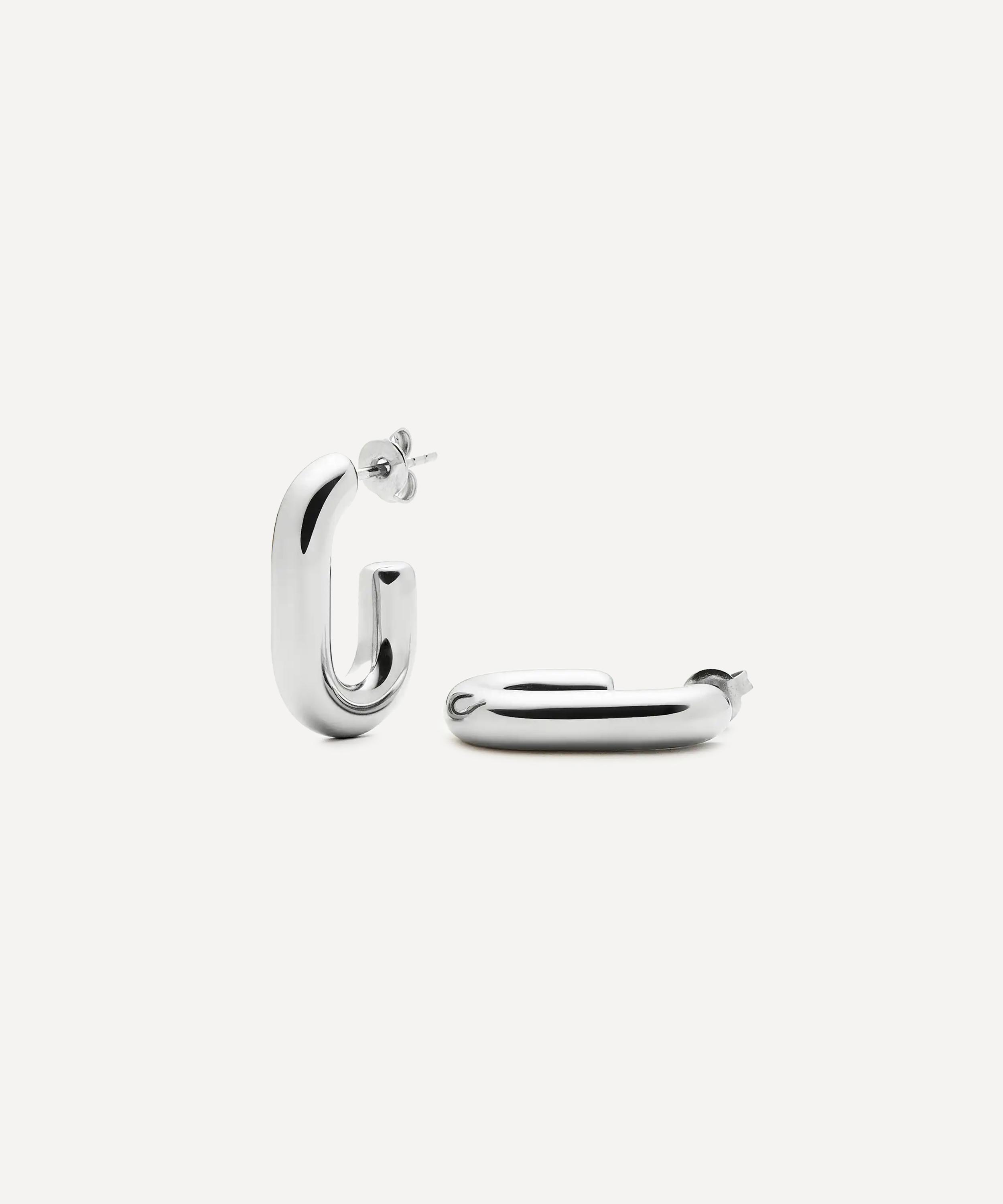 Missoma - 18ct Gold-Plated Chubby Oval Small Hoop Earrings