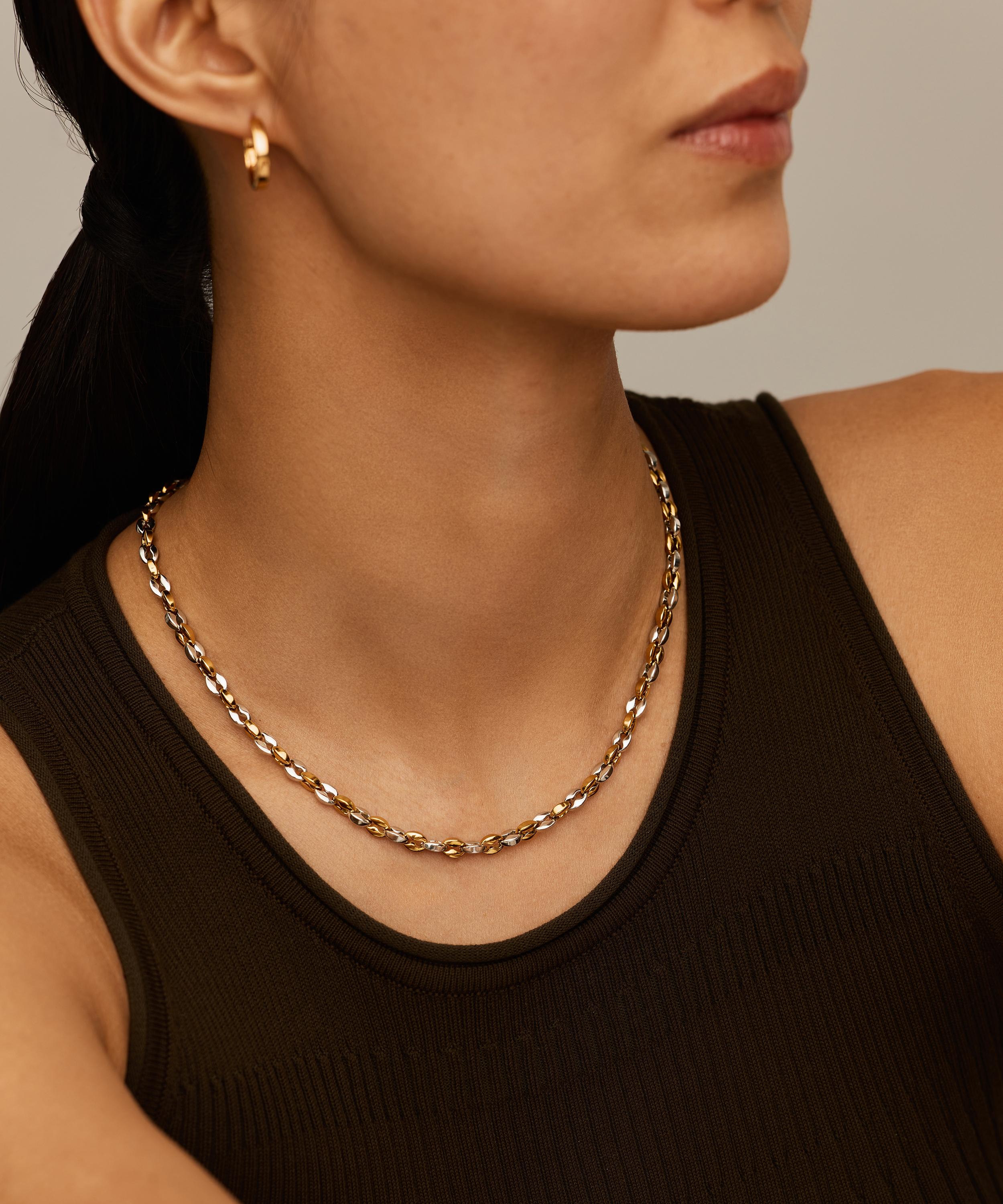 Missoma - Mixed Metal Mariner Chain Necklace image number 1