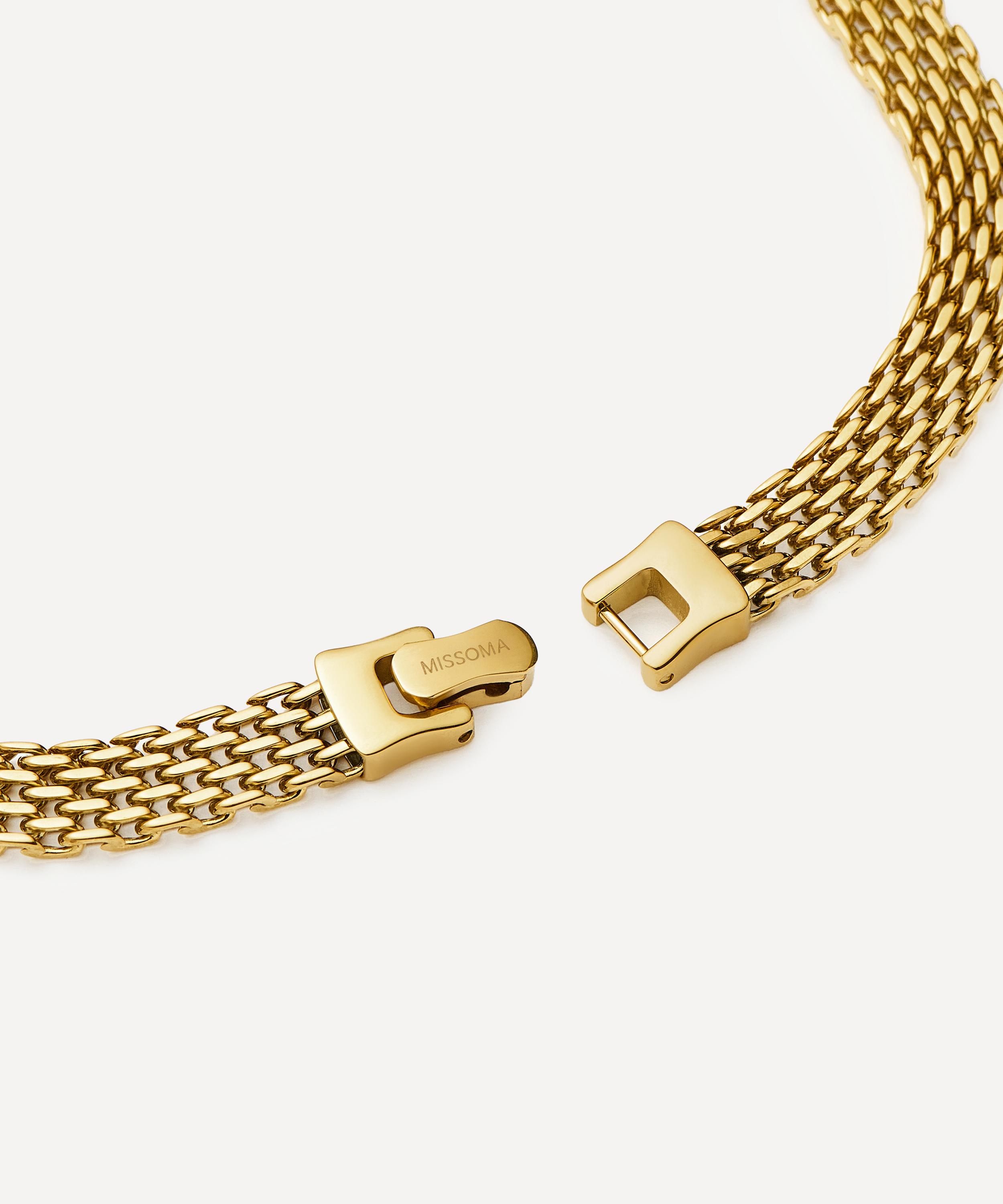 Missoma - 18ct Gold-Plated Heirloom Chain Choker Necklace image number 2