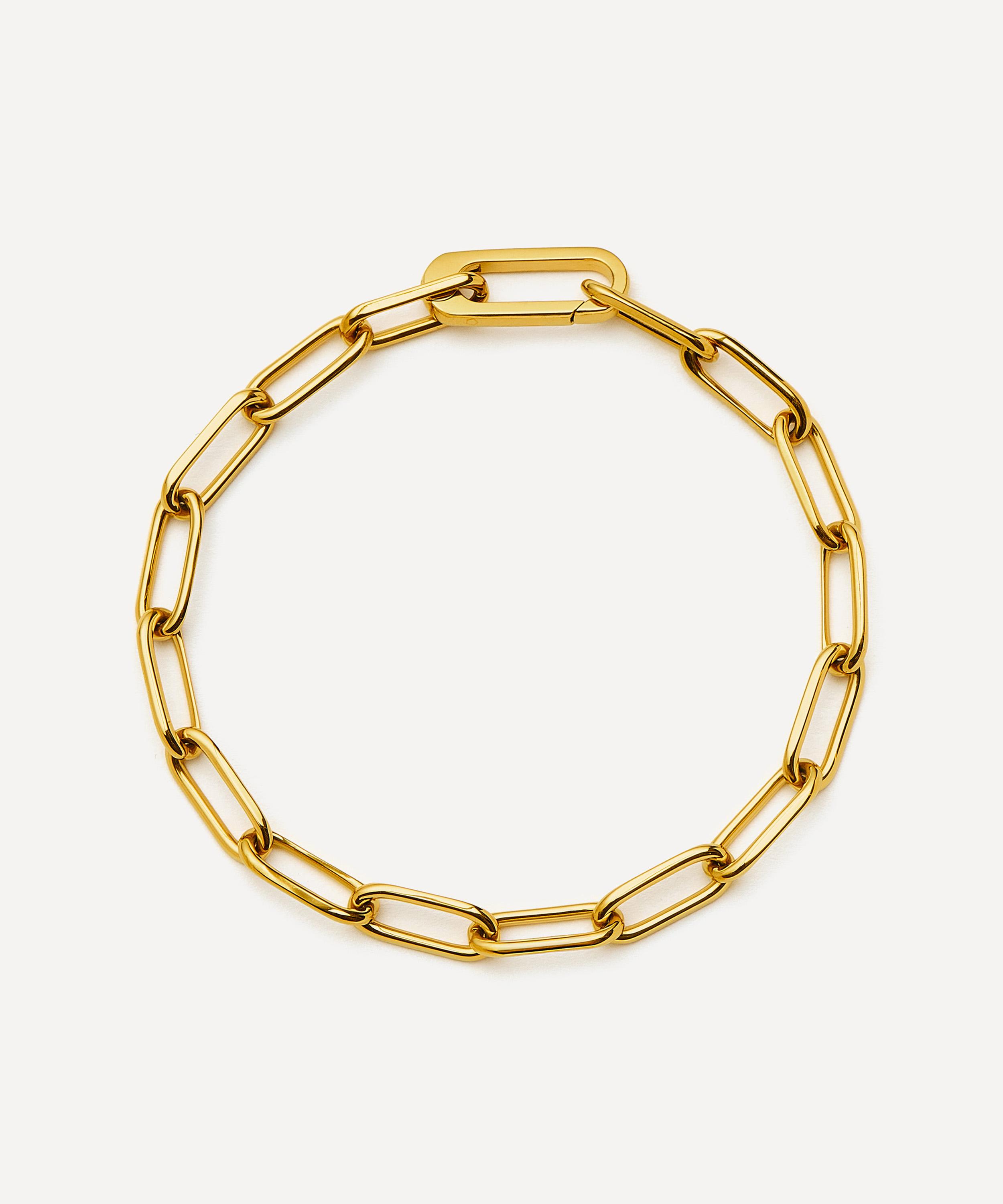 Missoma - 18ct Gold-Plated Classic Paperclip Chain Bracelet
