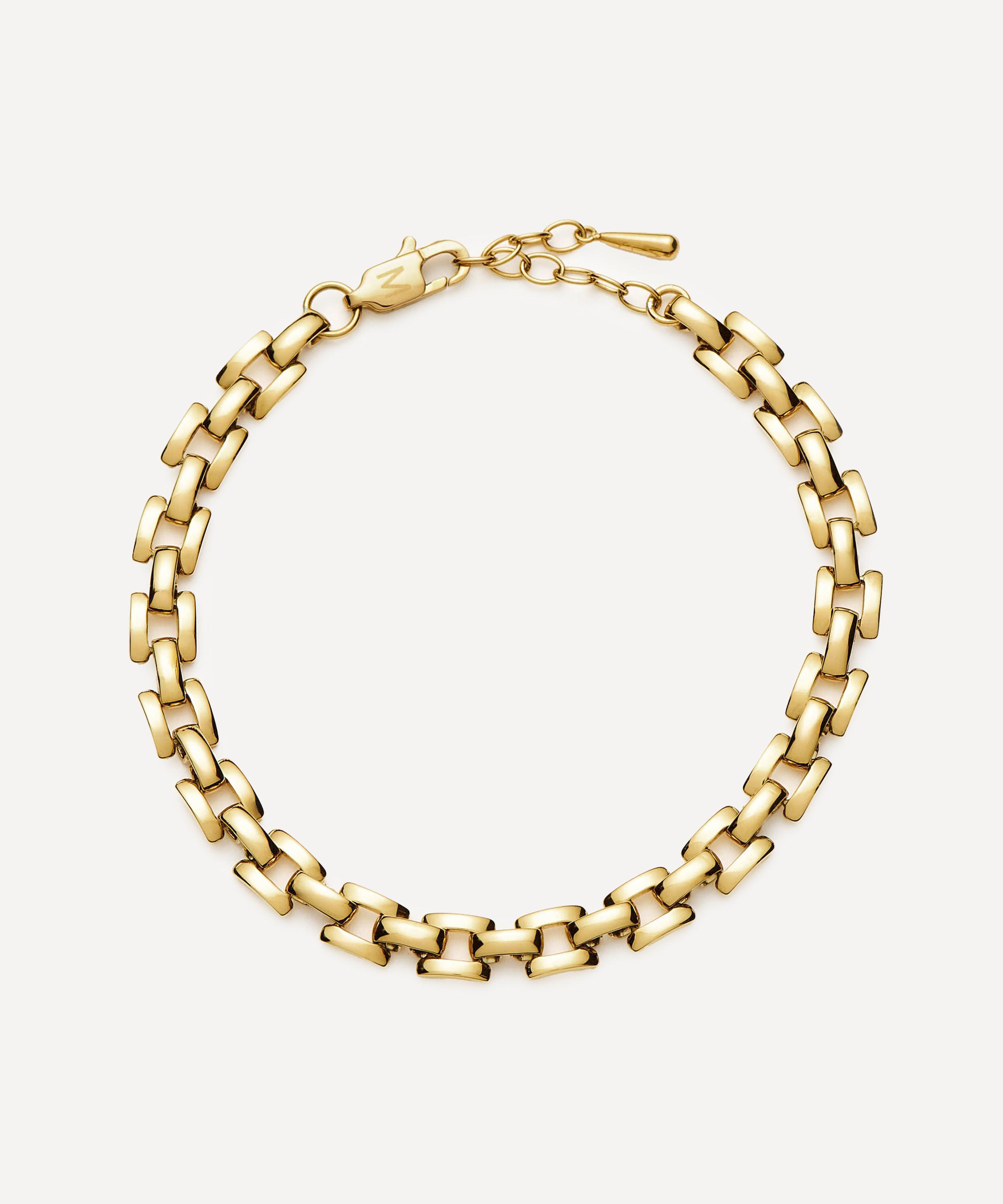 Missoma - 18ct Gold-Plated Timepiece Link Chain Bracelet