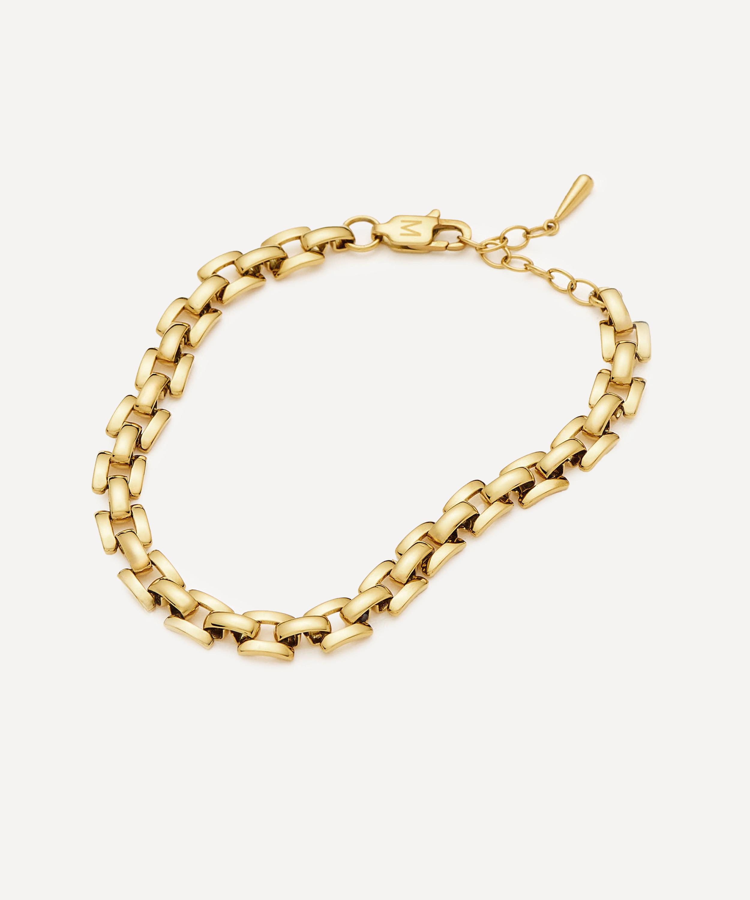 Missoma - 18ct Gold-Plated Timepiece Link Chain Bracelet image number 2