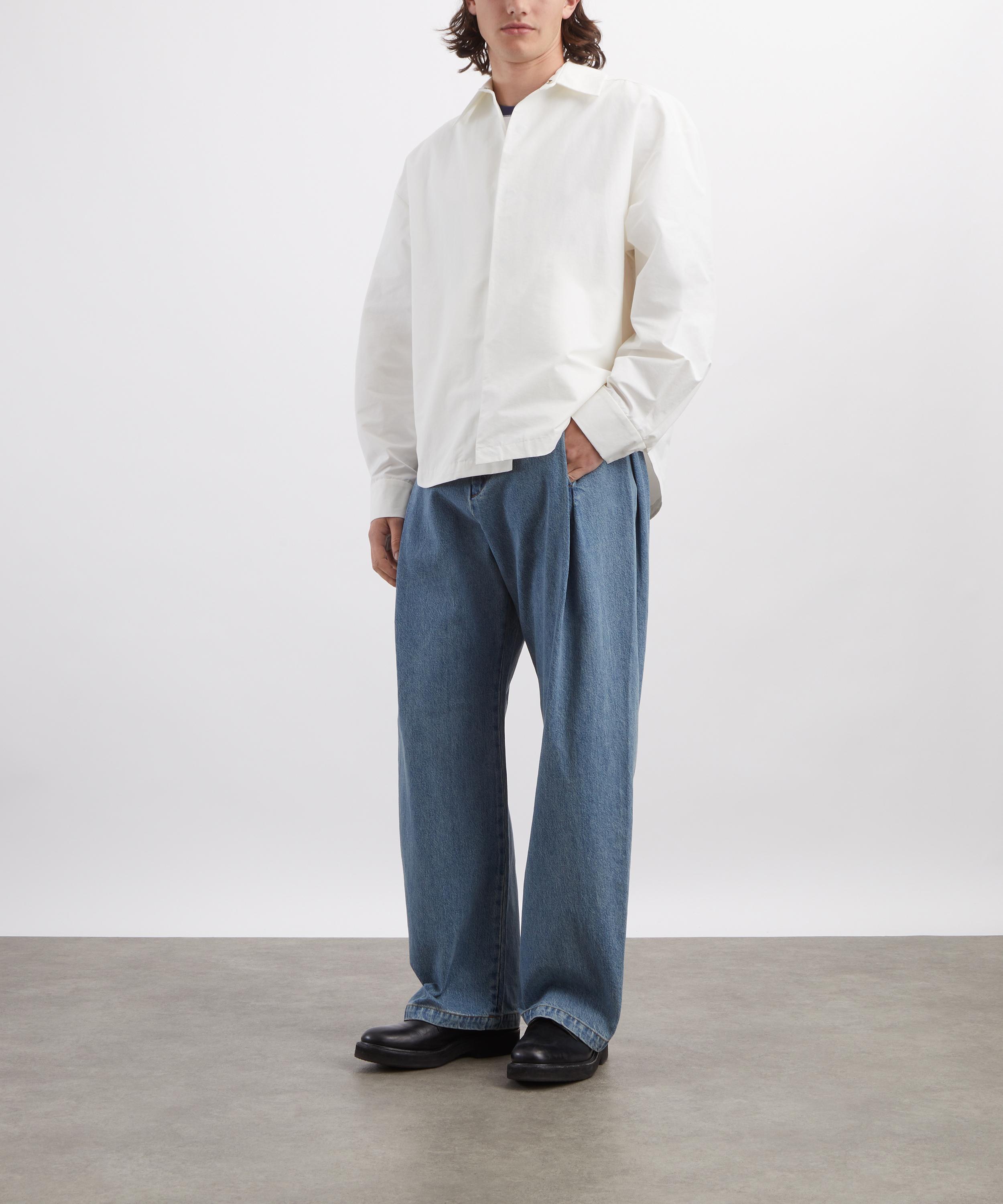 Seventh - Denim 410 Bermuda Denim Jeans in Vintage Tide Blue Wash image number 1