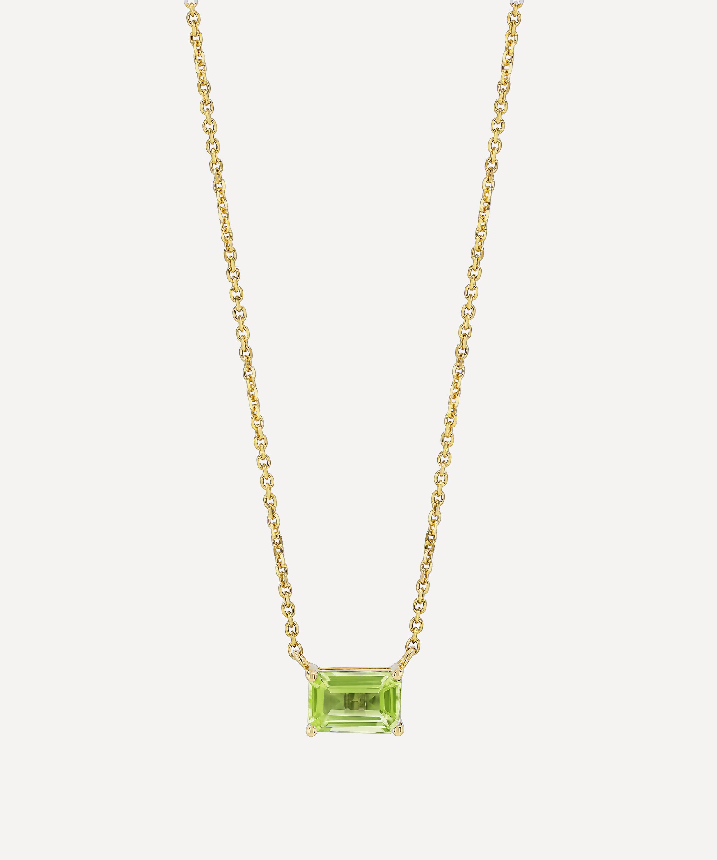 Suzanne Kalan - 14ct Gold Amalfi Peridot Pendant Necklace
