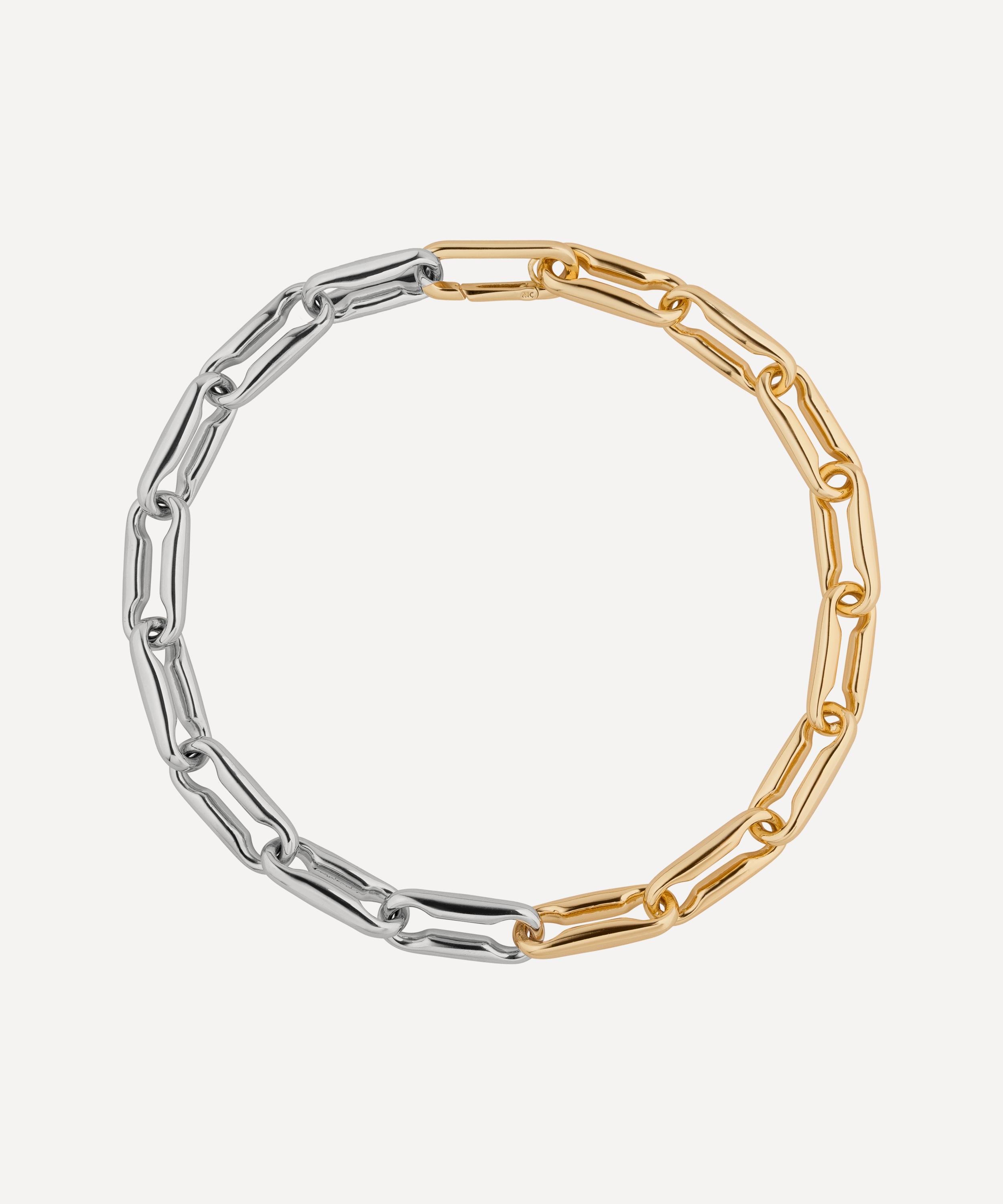Martha Calvo - 14ct Gold-Plated Two-Tone Lexington Necklace