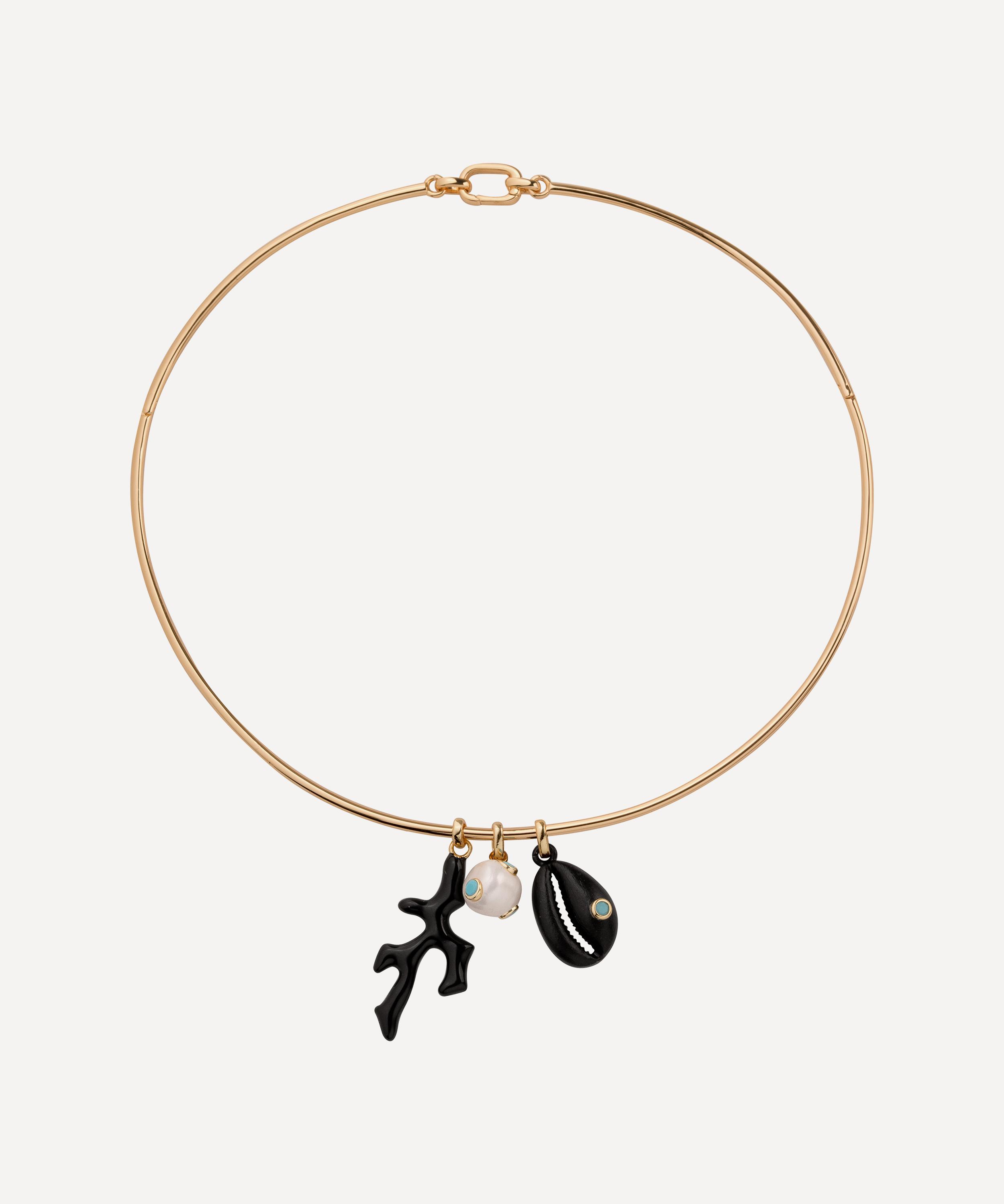 Martha Calvo - 14ct Gold-Plated Mar Choker Necklace